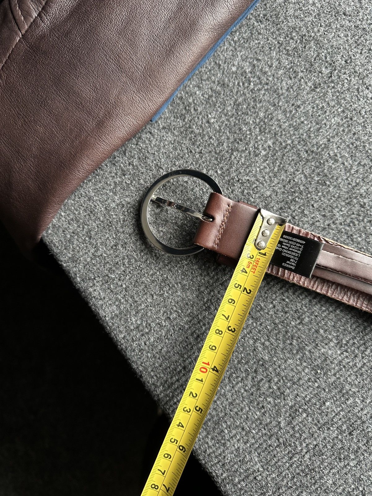 LIEBESKIND BERLIN 🚨 RARE VINTAGE LIEBESKIND BERLIN BROWN LEATHER BELT Size ONE SIZE - 12 Thumbnail