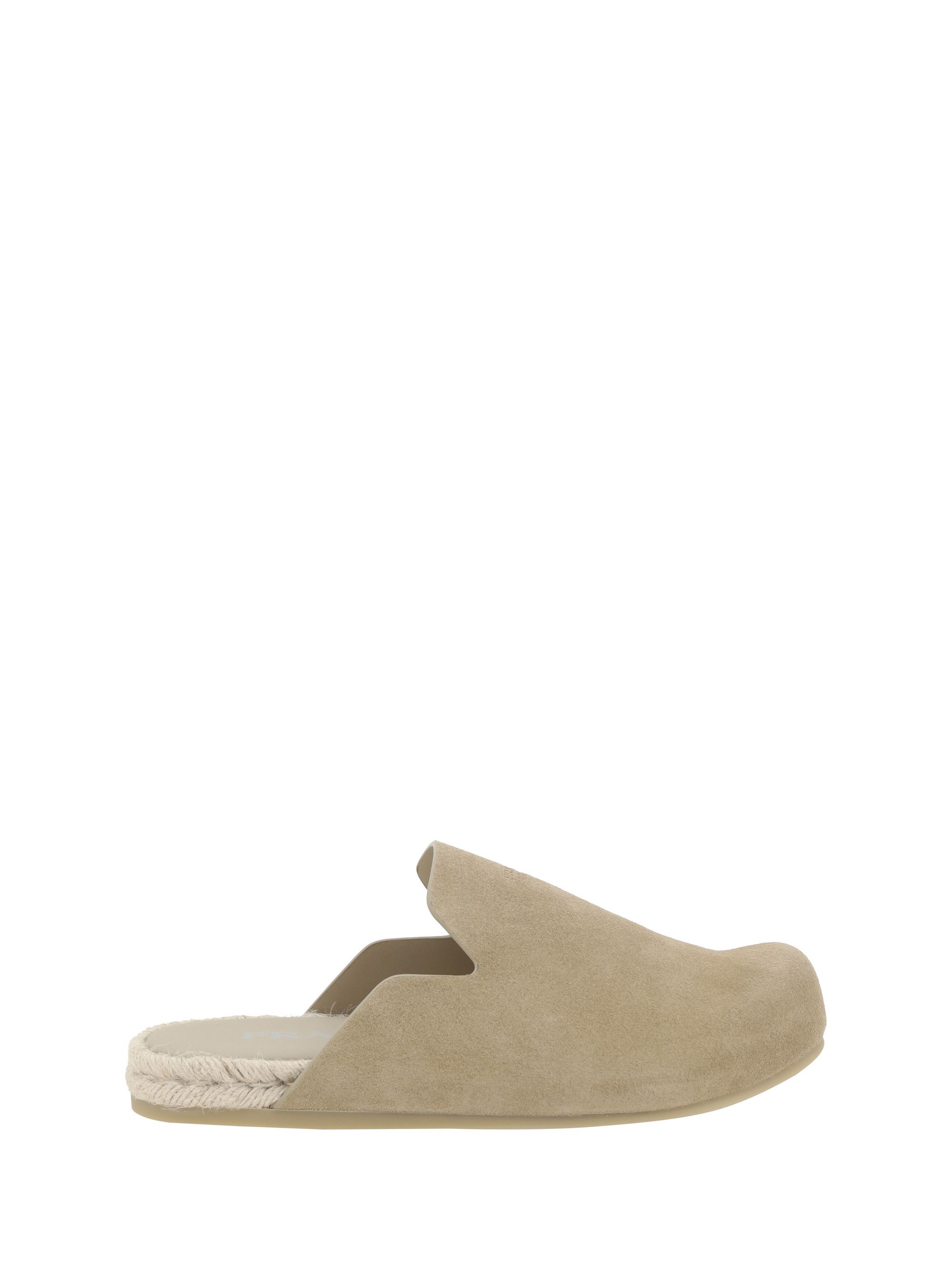 【関税＆送料込み】Prada Suede Leather Sabots Prada Suede Sabots | Saks Fifth Avenue