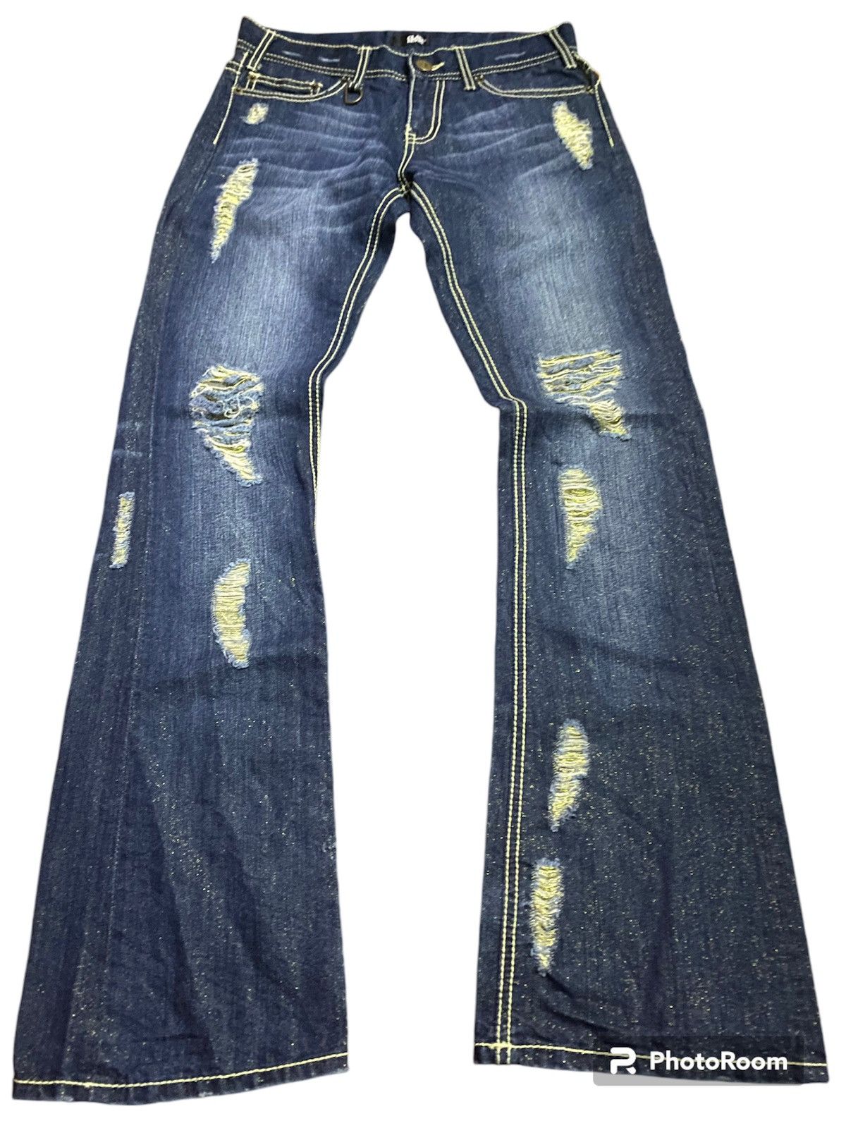 Hysteric Glamour × Japanese Brand Flare jeans distressed Gladnews Boot Cut Size 30" / US 8 / IT 44 - 1 Thumbnail
