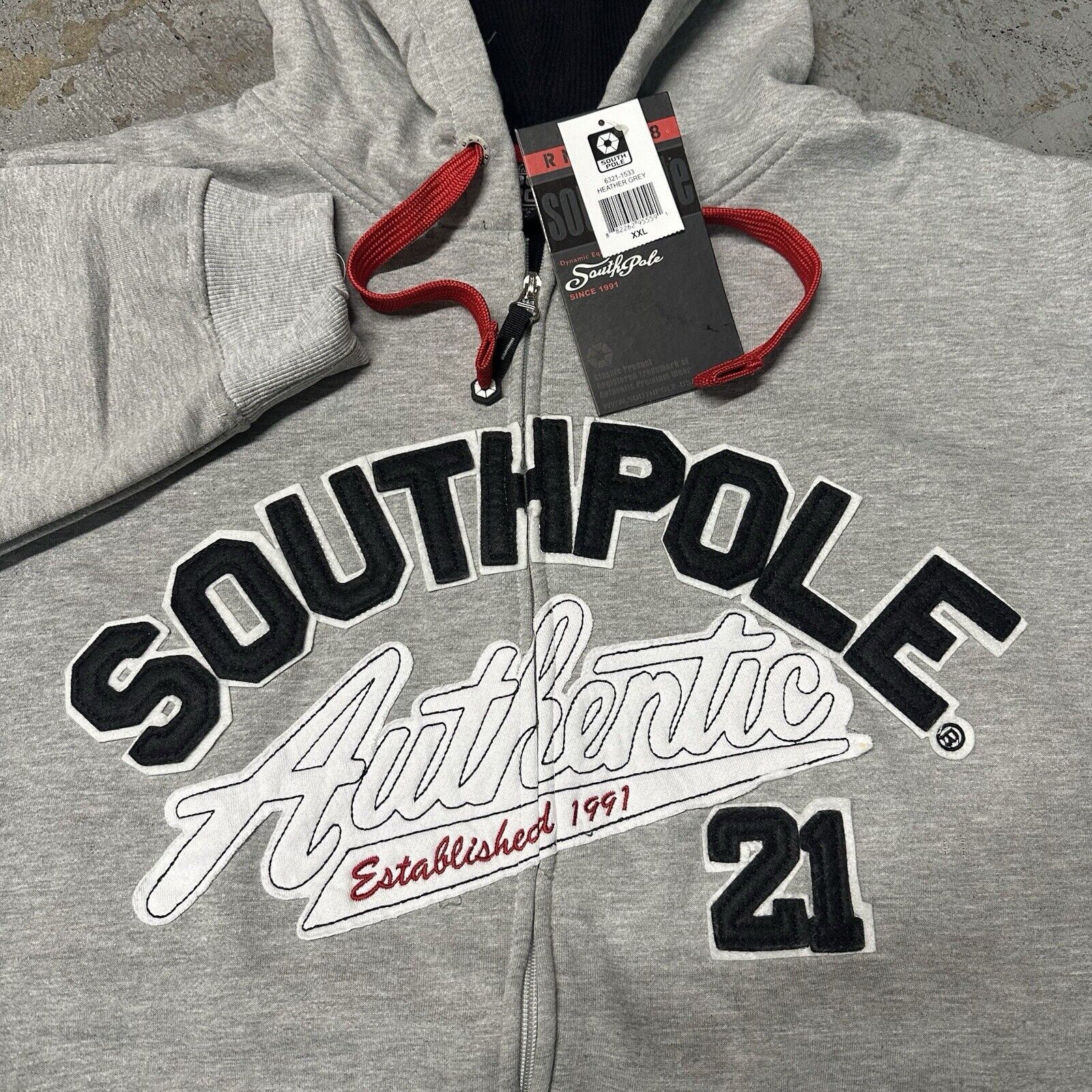 JNCO × Southpole NWT Vintage Y2K Southpole Gray Zip Up Hoodie Large Pinkman Size US L / EU 52-54 / 3 - 1 Thumbnail