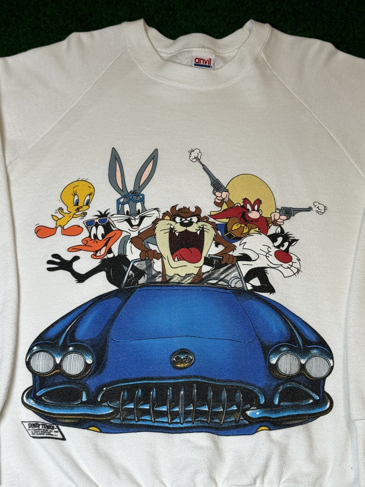 Vintage × Warner Bros Vintage 80s 90s Looney Tunes Cartoon Warner Bros XL Crewneck Size US XL / EU 56 / 4 - 2 Thumbnail