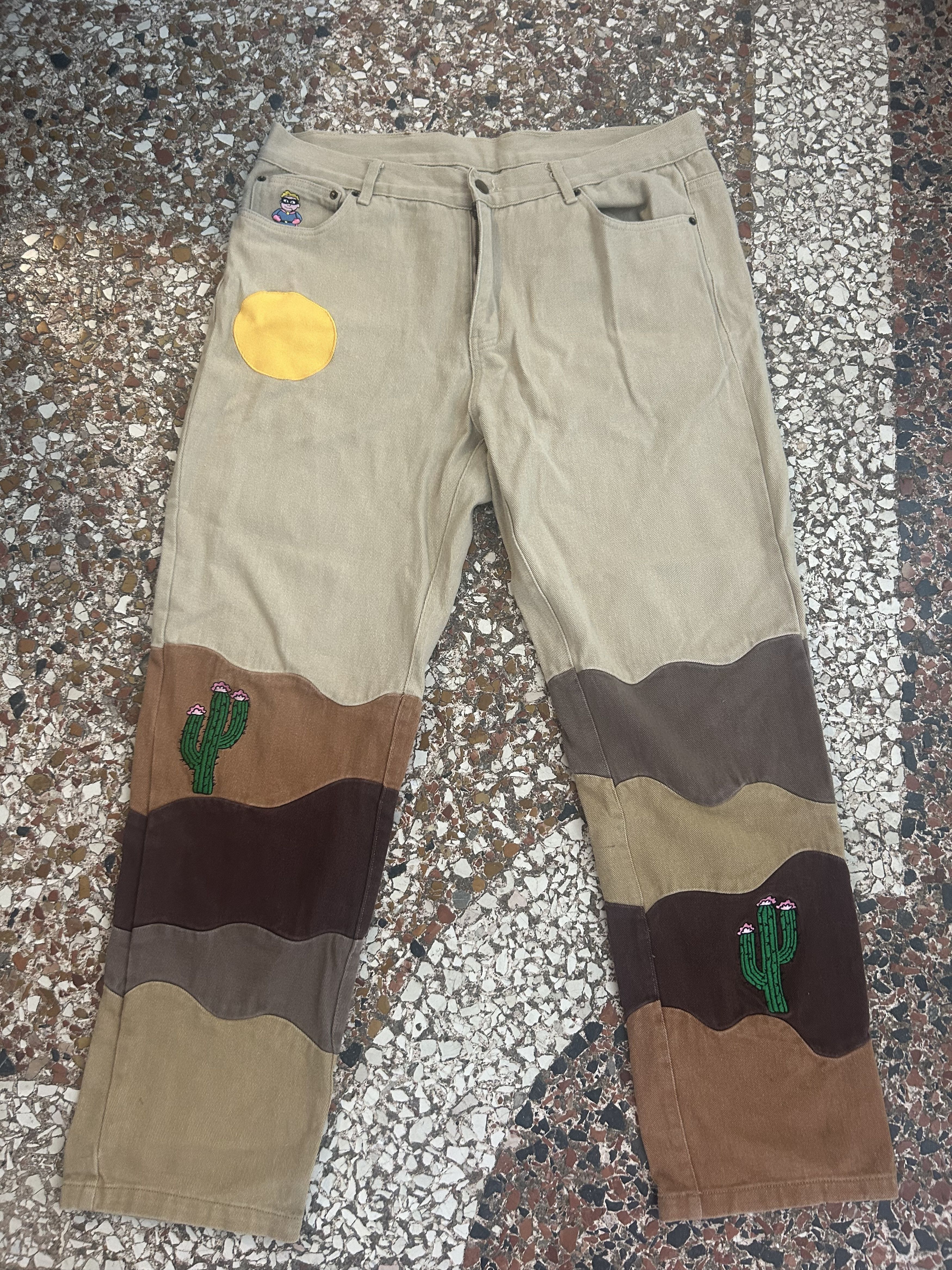 KidSuper Kidsuper Desert Landscape work pants brown tan SS21 Size US 36 / EU 52 - 1 Thumbnail