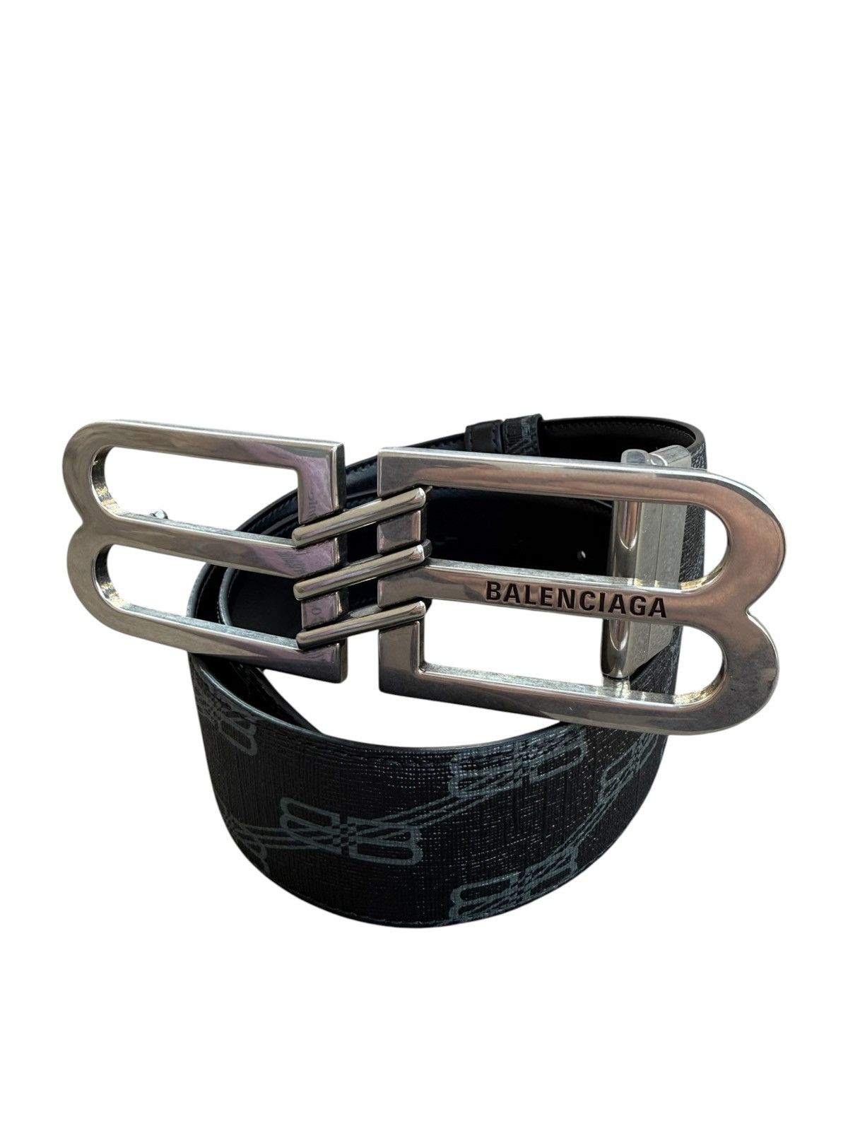Balenciaga Balenciaga double b belt black Size ONE SIZE - 4 Thumbnail