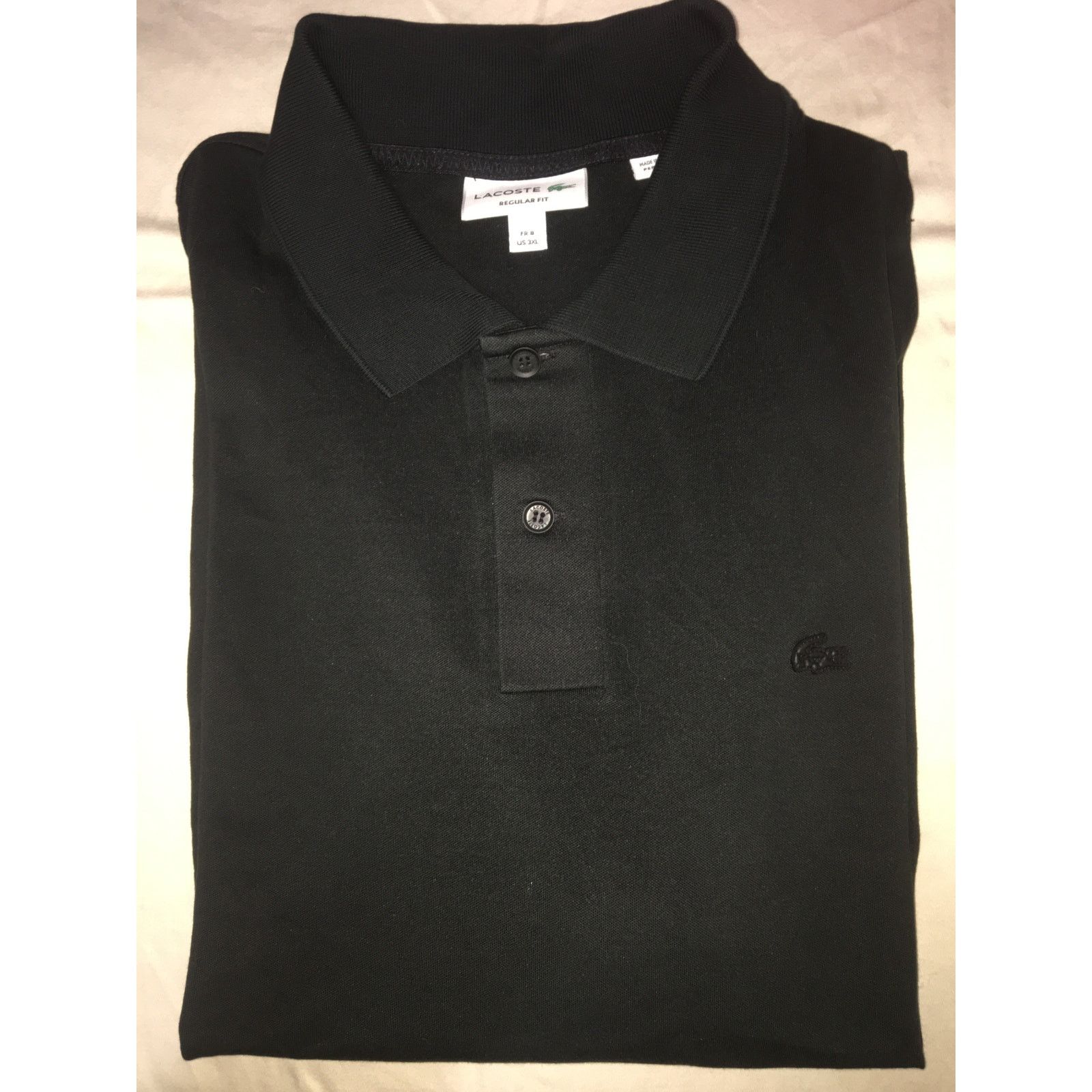 Lacoste Lacoste Regular Fit Movement Polo Shirt Black FR 8 US 3XL Size US XXL / EU 58 / 5 - 1 Thumbnail