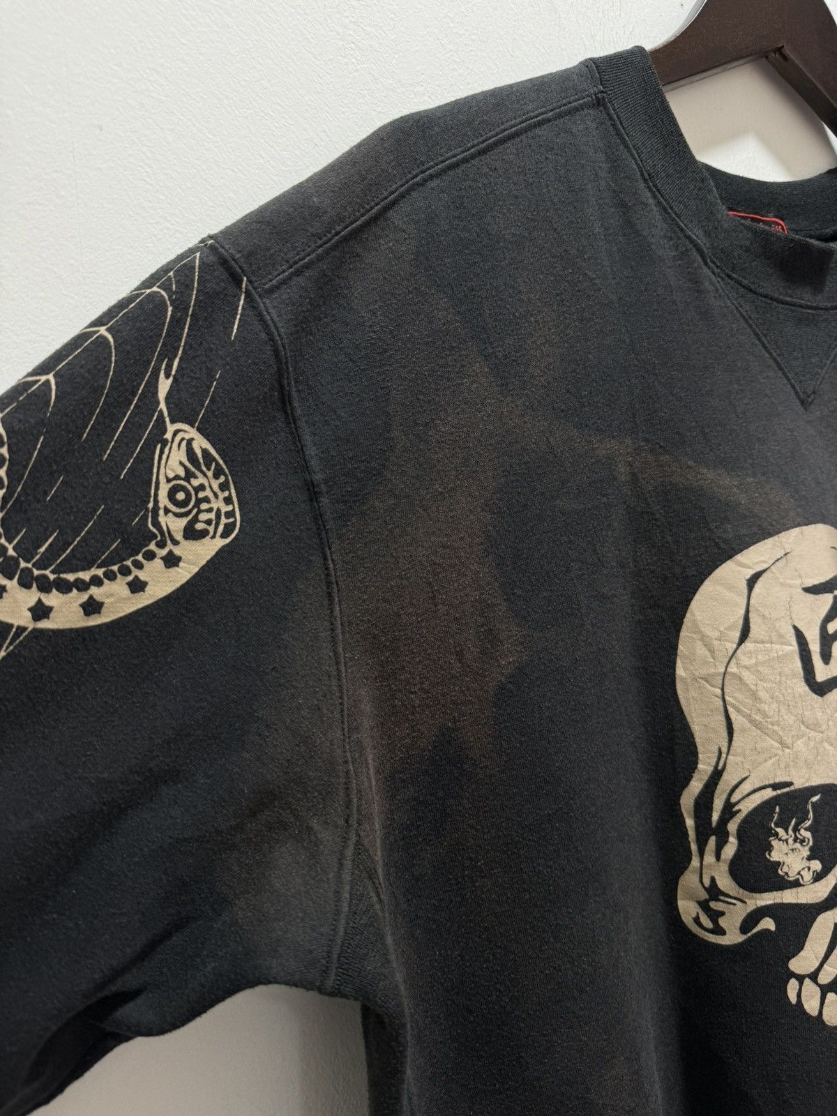 Vintage SKELETON DOUBLE HEADED SNAKE EYE OVER PRINT DECOLOURISE Size US L / EU 52-54 / 3 - 20 Thumbnail