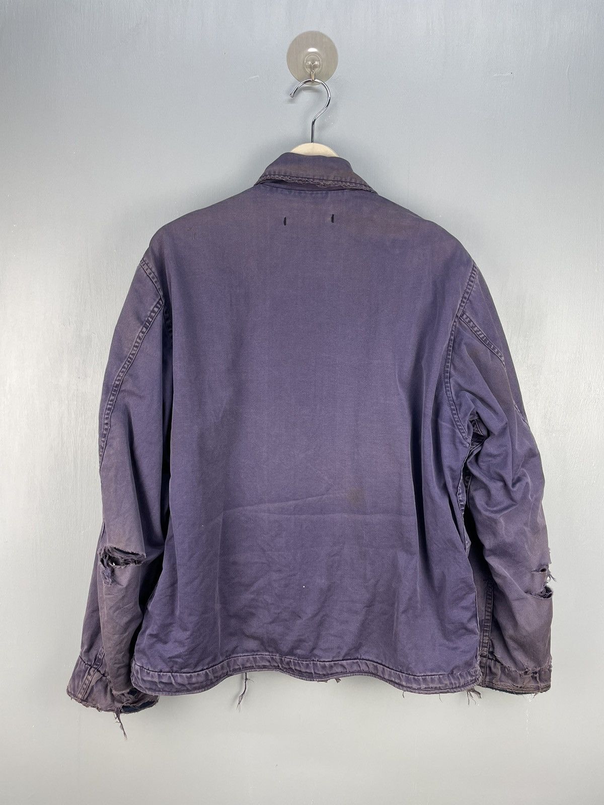 Vintage Vintage 50s USN distress conmar zip deck jacket Size US L / EU 52-54 / 3 - 2 Thumbnail