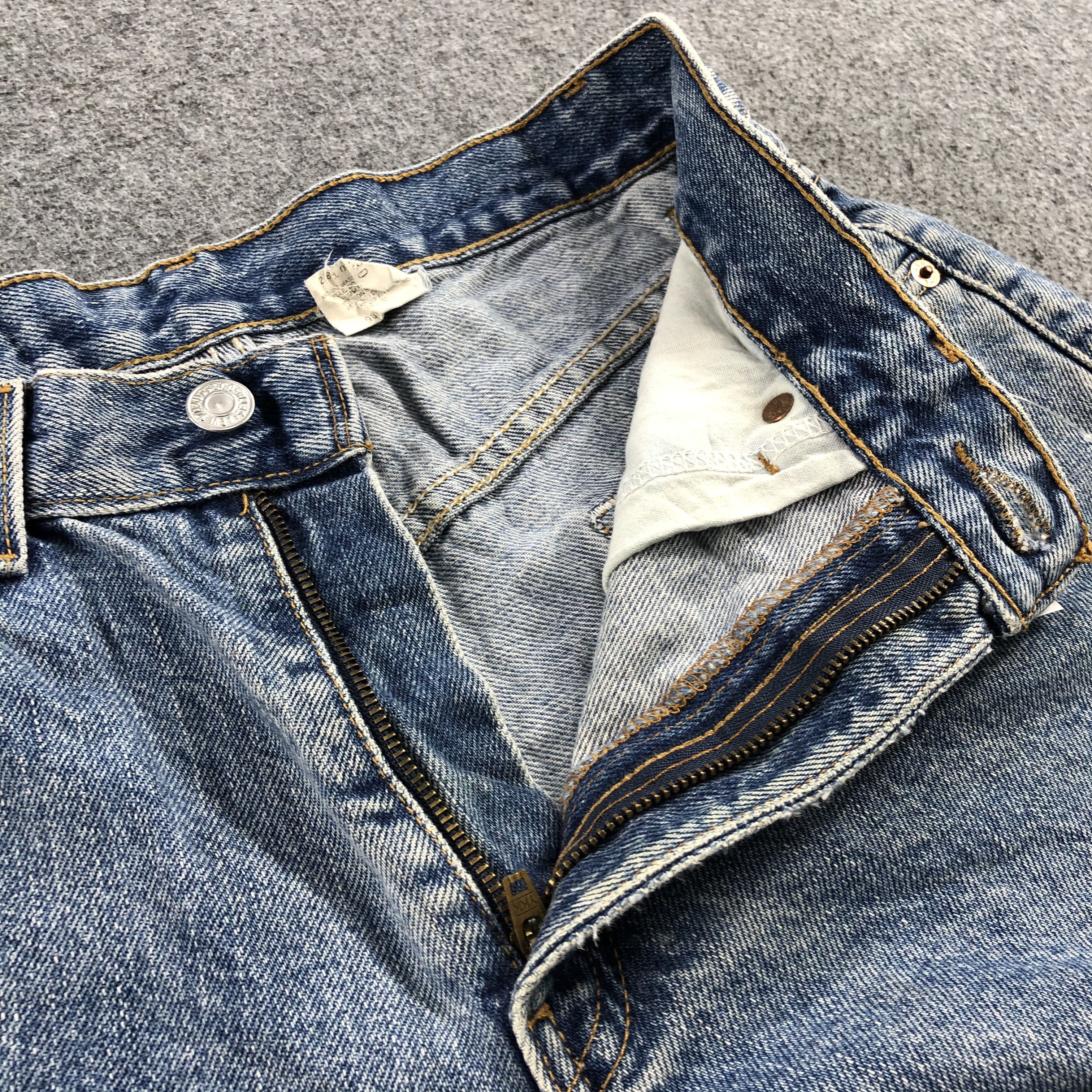 Levi's 90s Vintage Blue Wash Levis 550 Jeans-J2075 Size US 28 / EU 44 - 8 Thumbnail