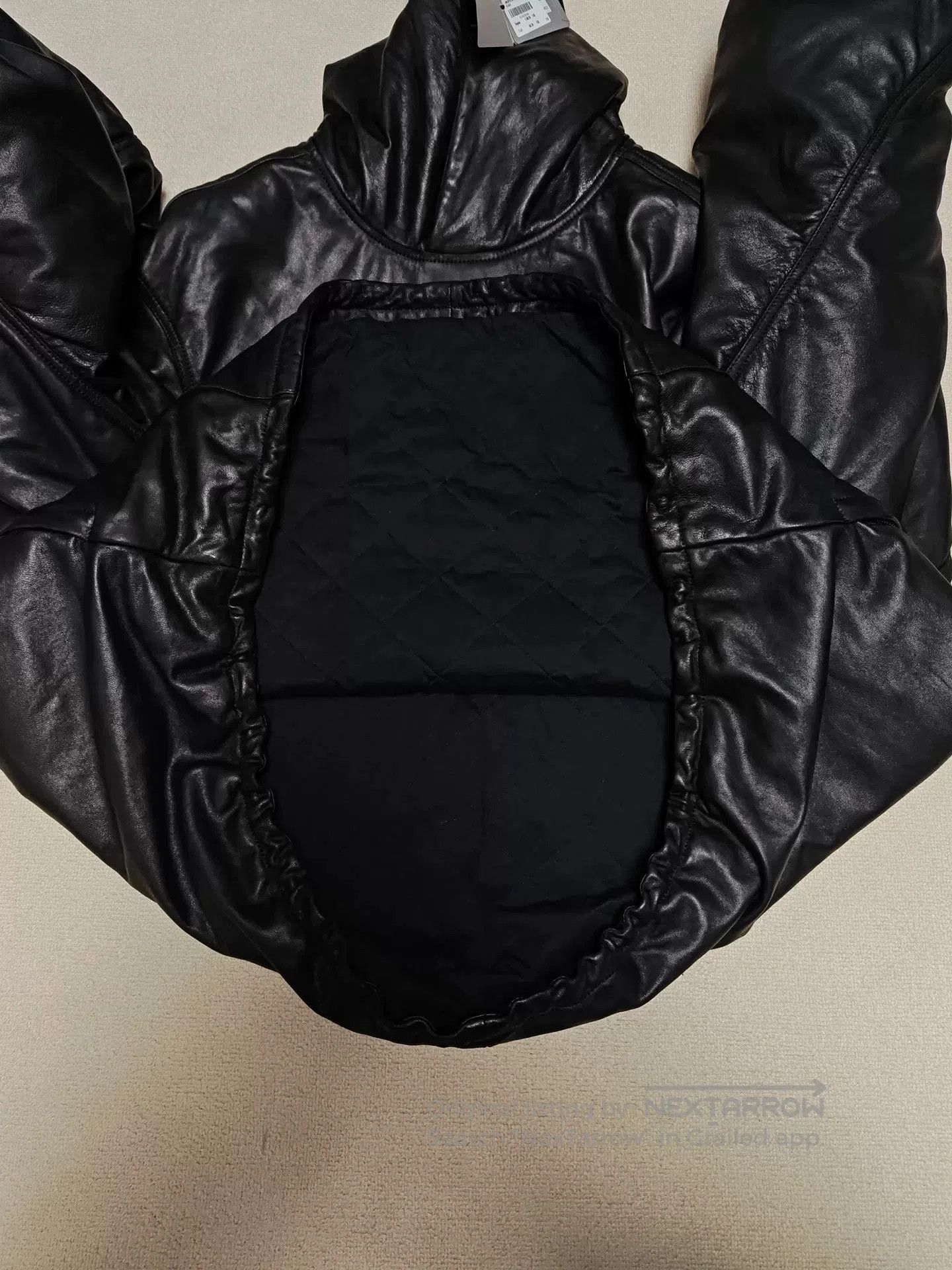 Balenciaga Balenciaga Black Leather Pullover Jacket. Size US M / EU 48-50 / 2 - 3 Thumbnail