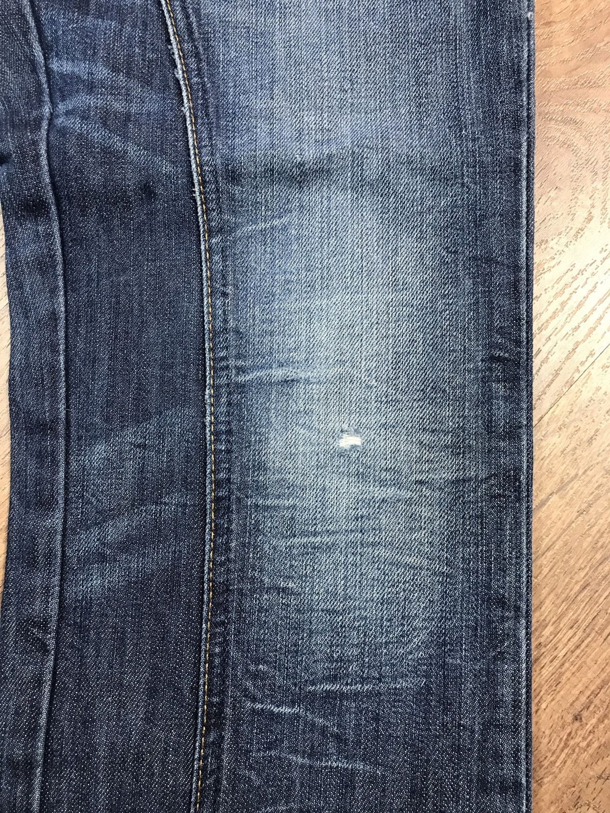 Japanese Brand Vintage Distressed Denim Pants Jeans Size US 36 / EU 52 - 6 Thumbnail