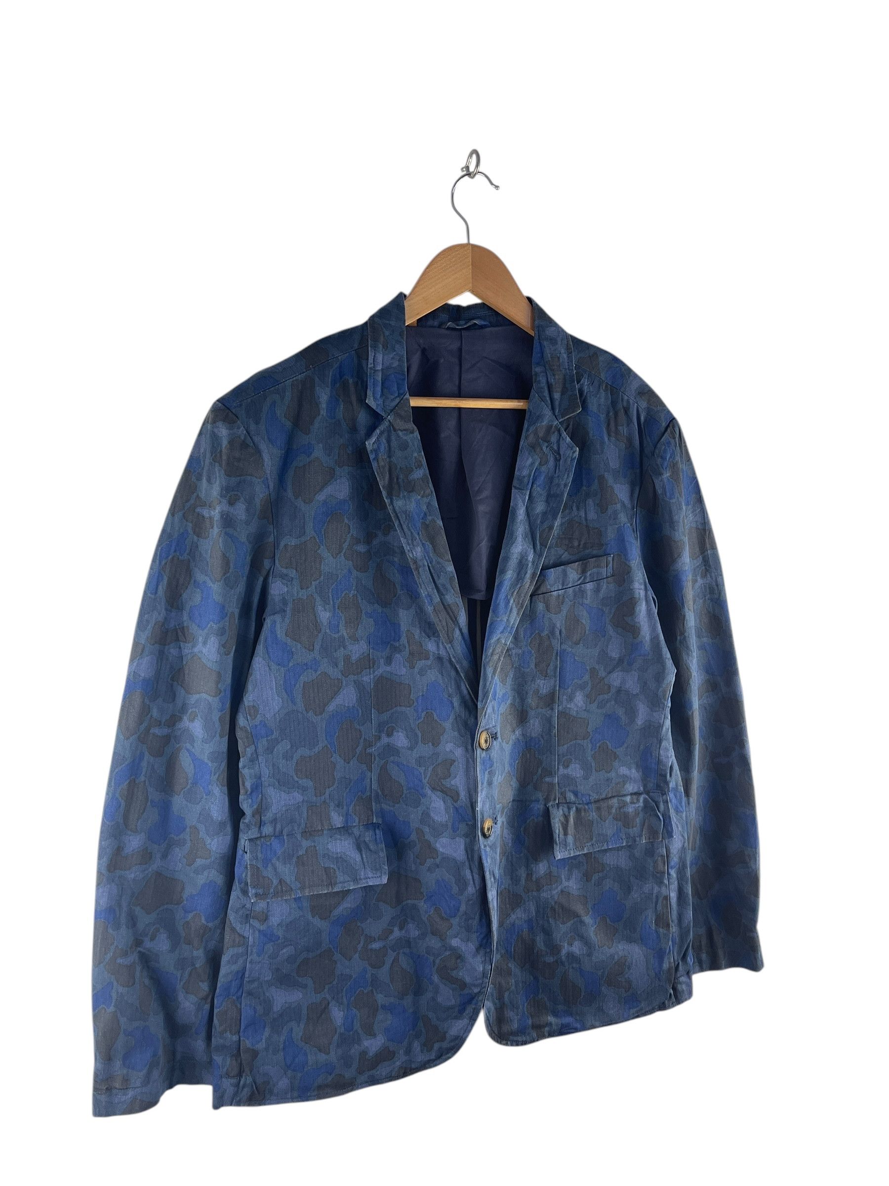 JACHS NY Jachs New York Navy Camo Coat Jacket Size US M / EU 48-50 / 2 - 4 Thumbnail