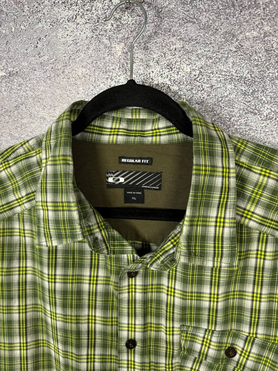Oakley Vintage Oakley Plaid Check Green Shirt Button XL Size Size US XL / EU 56 / 4 - 8 Thumbnail
