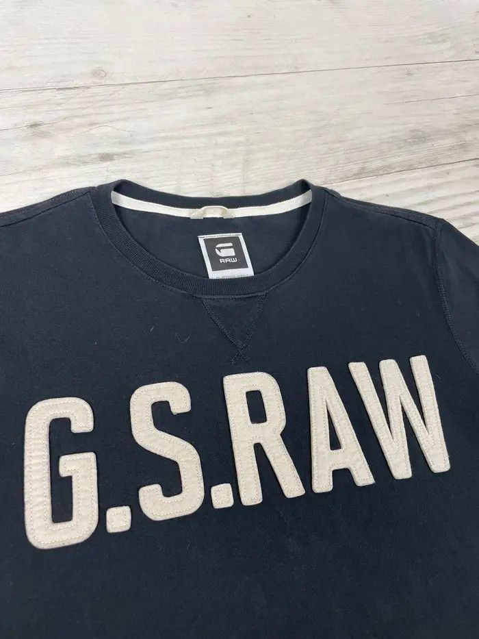 G-Star G Star Raw Big Logo T Shirt Size US M / EU 48-50 / 2 - 7 Thumbnail