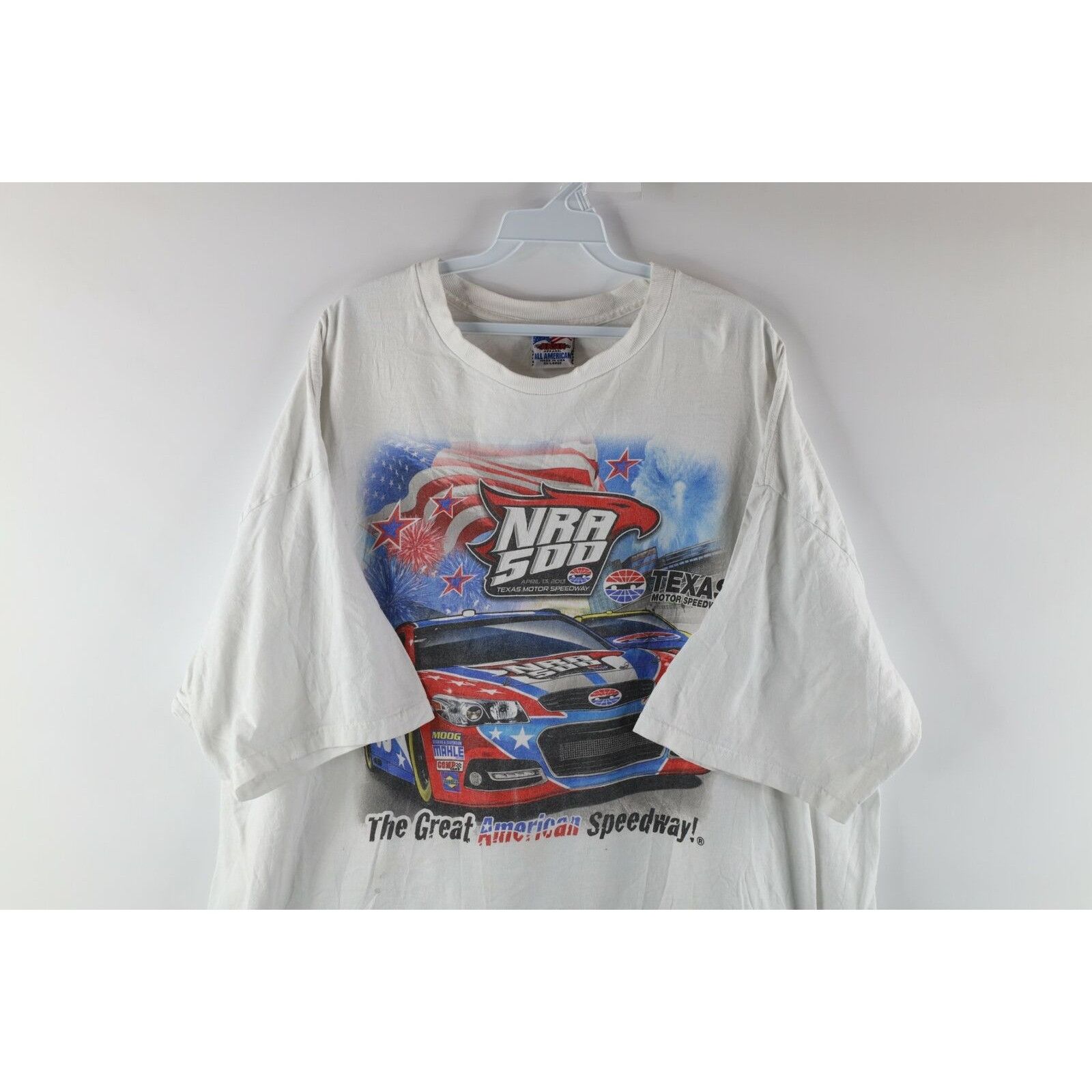 Vintage Vintage Distressed NRA 500 Short Sleeve T-Shirt 3XL Size US XXL / EU 58 / 5 - 2 Thumbnail