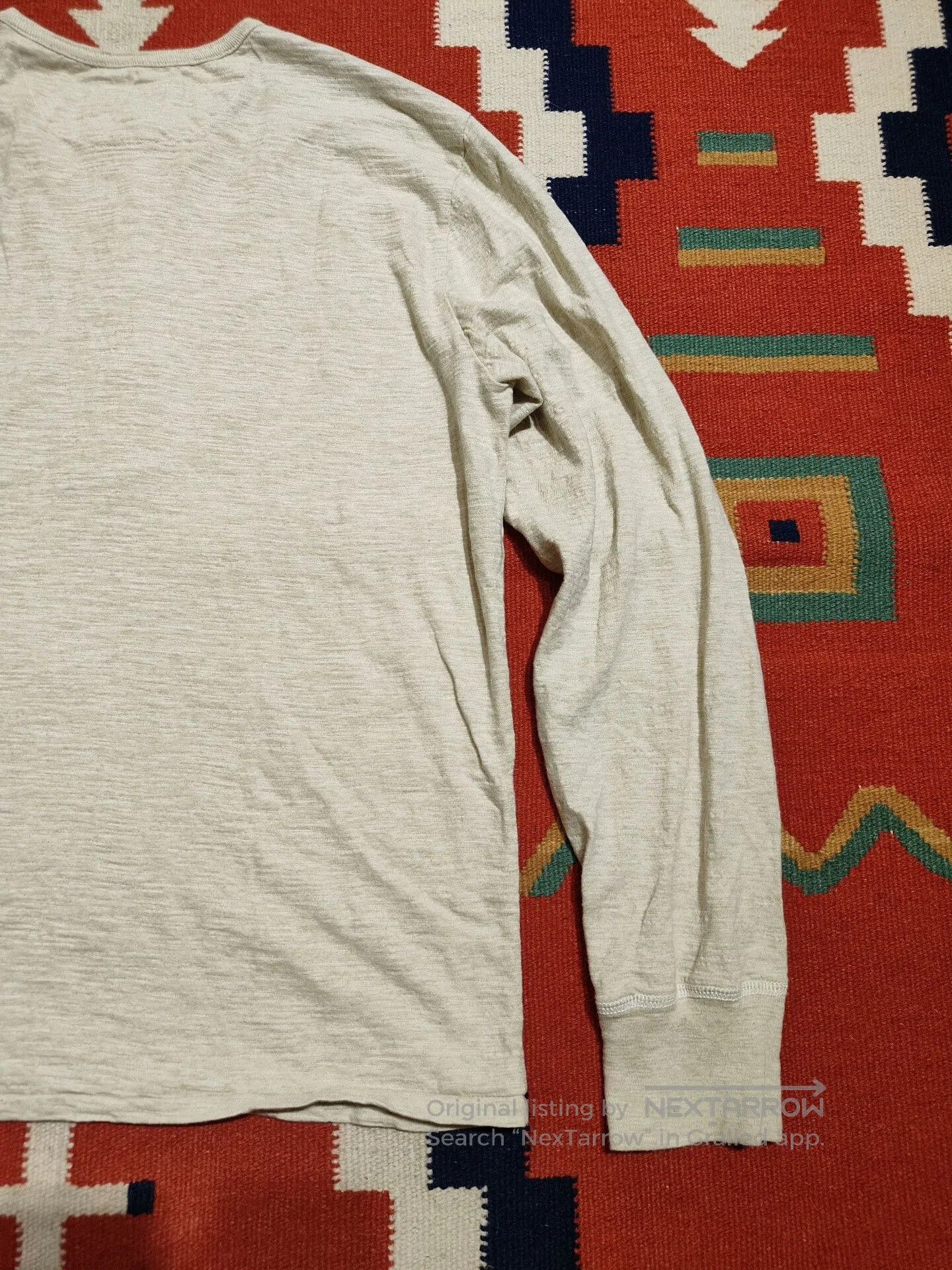 RRL Ralph Lauren Ralph Lauren Military Style Long Sleeve Tee. Size US L / EU 52-54 / 3 - 5 Thumbnail