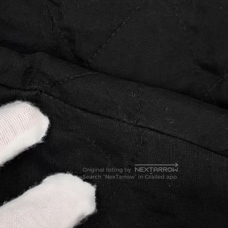 Chanel Chanel Black diamond mulberry silk stitching mesh zipper l Size XXS / US 00 / IT 34 - 8 Thumbnail