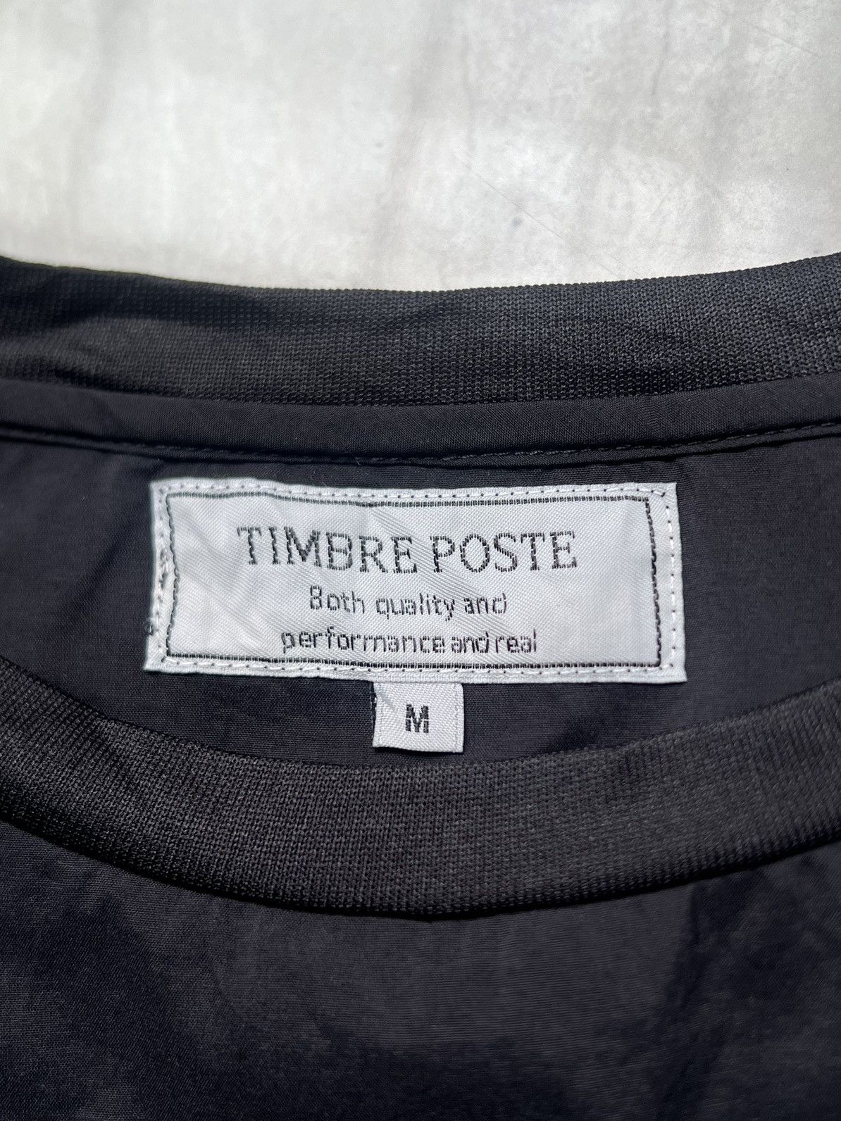 Other TIMBRE POSTE Black Boxy T-shirt Size US L / EU 52-54 / 3 - 6 Thumbnail