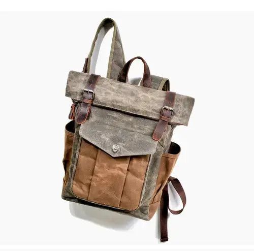 Japanese Brand Vintage Retro Canvas Backpack Size ONE SIZE - 1 Thumbnail