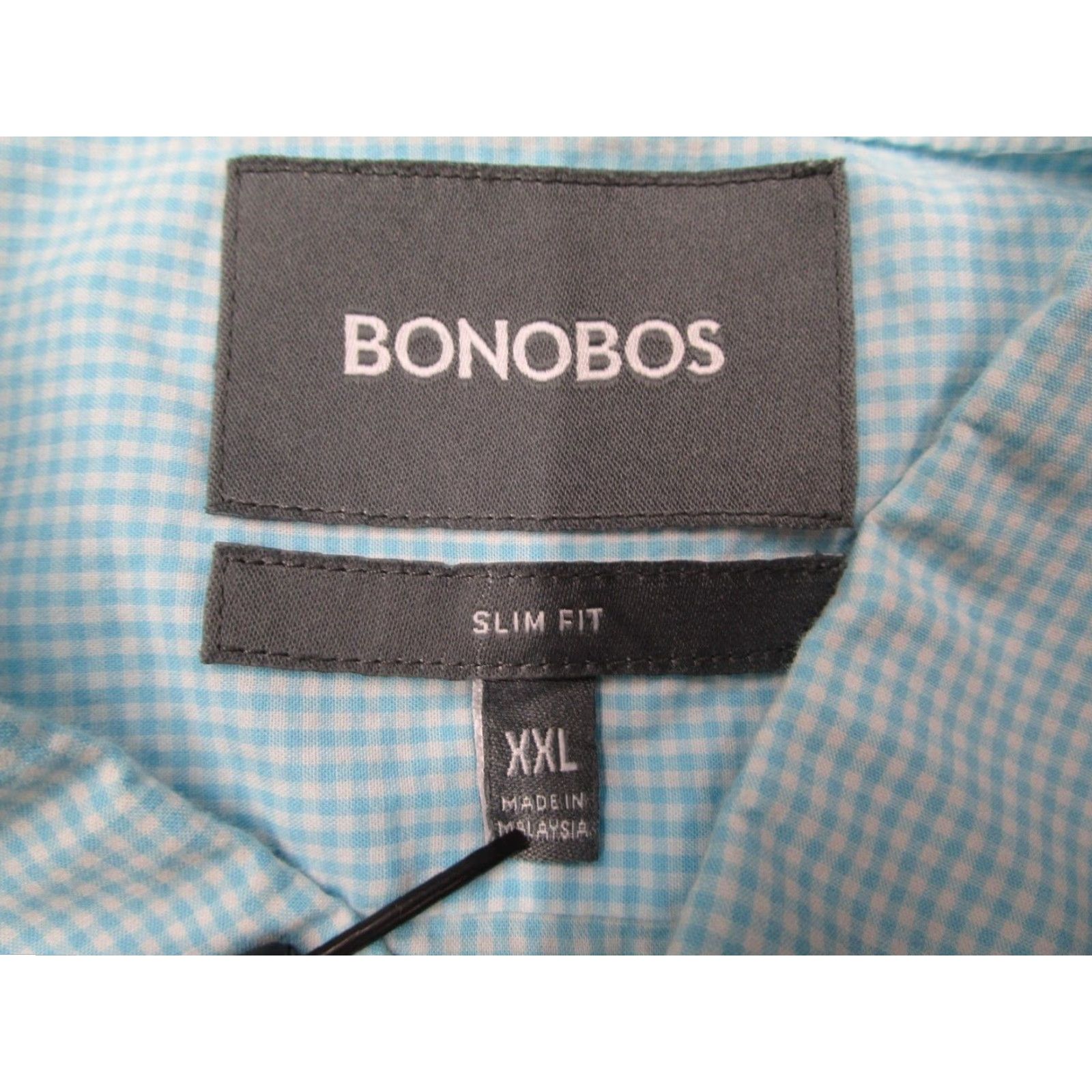 Bonobos VINTAGE Bonobos Shirt Mens 2XL Blue Long Sleeve Button Up Slim Fit Casual Cotton Shirt Size US XXL / EU 58 / 5 - 3 Thumbnail