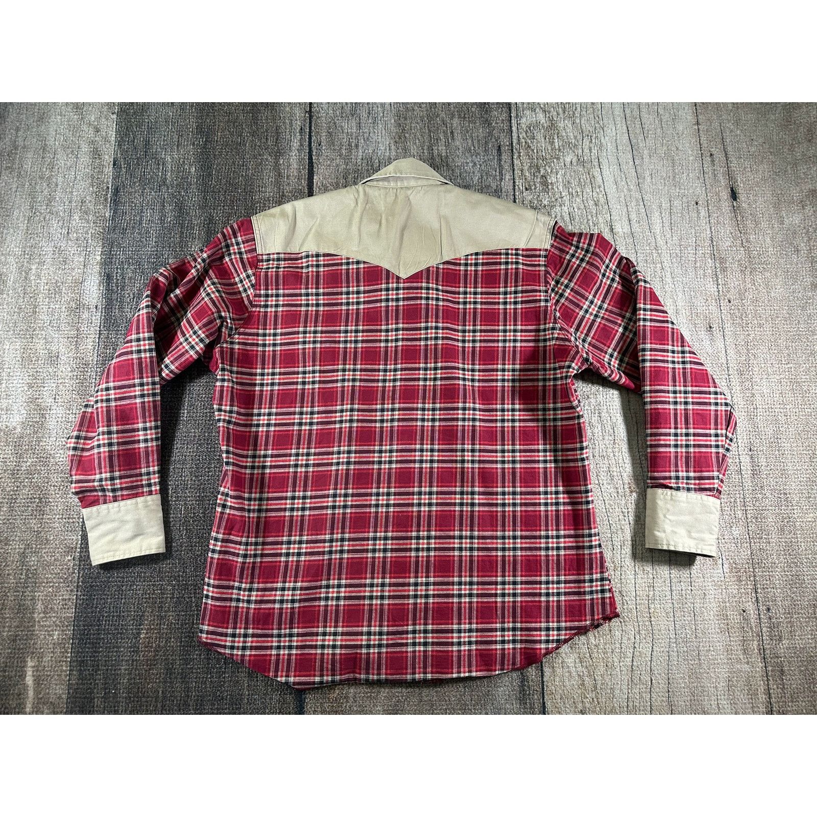 Wrangler Wrangler Flannel Snap Button Shirt Shacket XL Plaid Jacket Size US XL / EU 56 / 4 - 7 Thumbnail