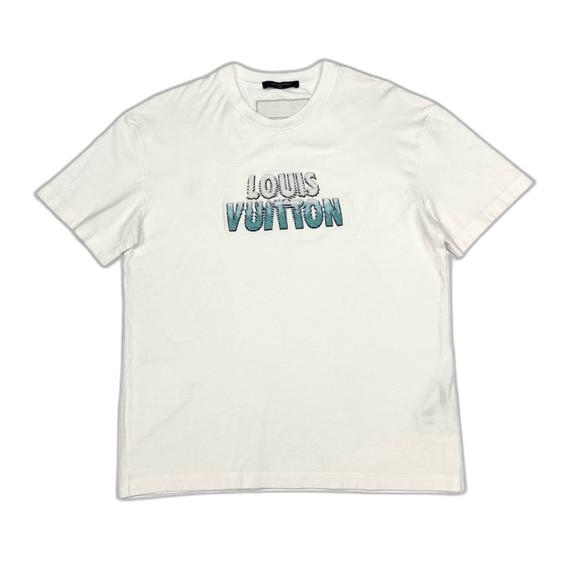 Louis Vuitton Louis Vuitton Beaded Letter Embroidery Short Sleeve Size US L / EU 52-54 / 3 - 1 Thumbnail
