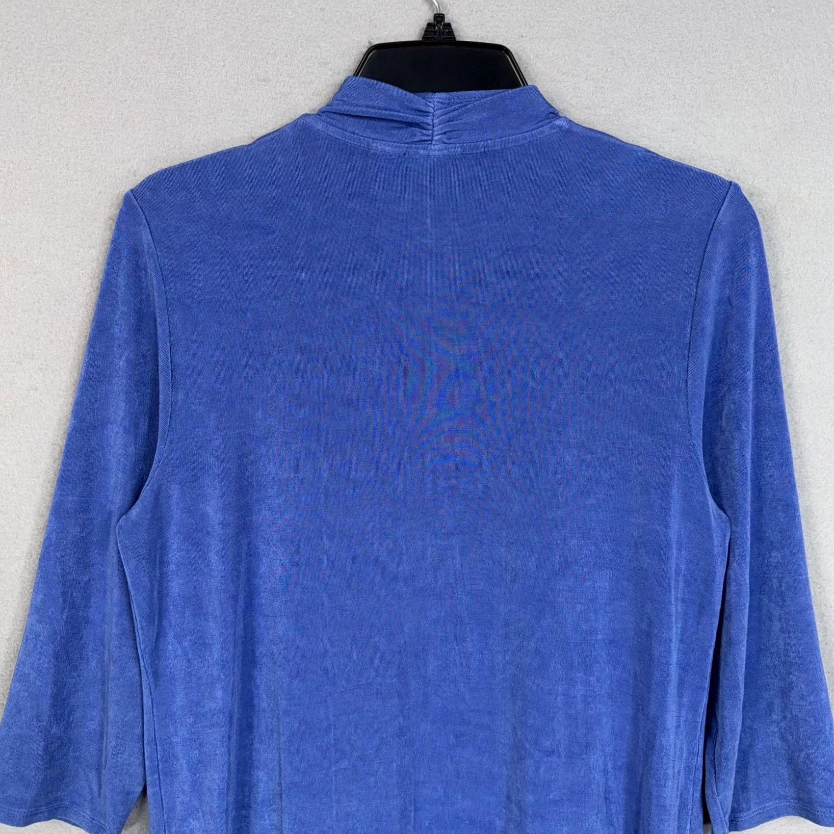 Vintage Chico's Travelers Cardigan Sweater Womens 1 Blue Open Front Lightweight Knit Cardigan 3/4 Sleeve Casual Travel Womens Size M / US 6-8 / IT 42-44 - 7 Thumbnail