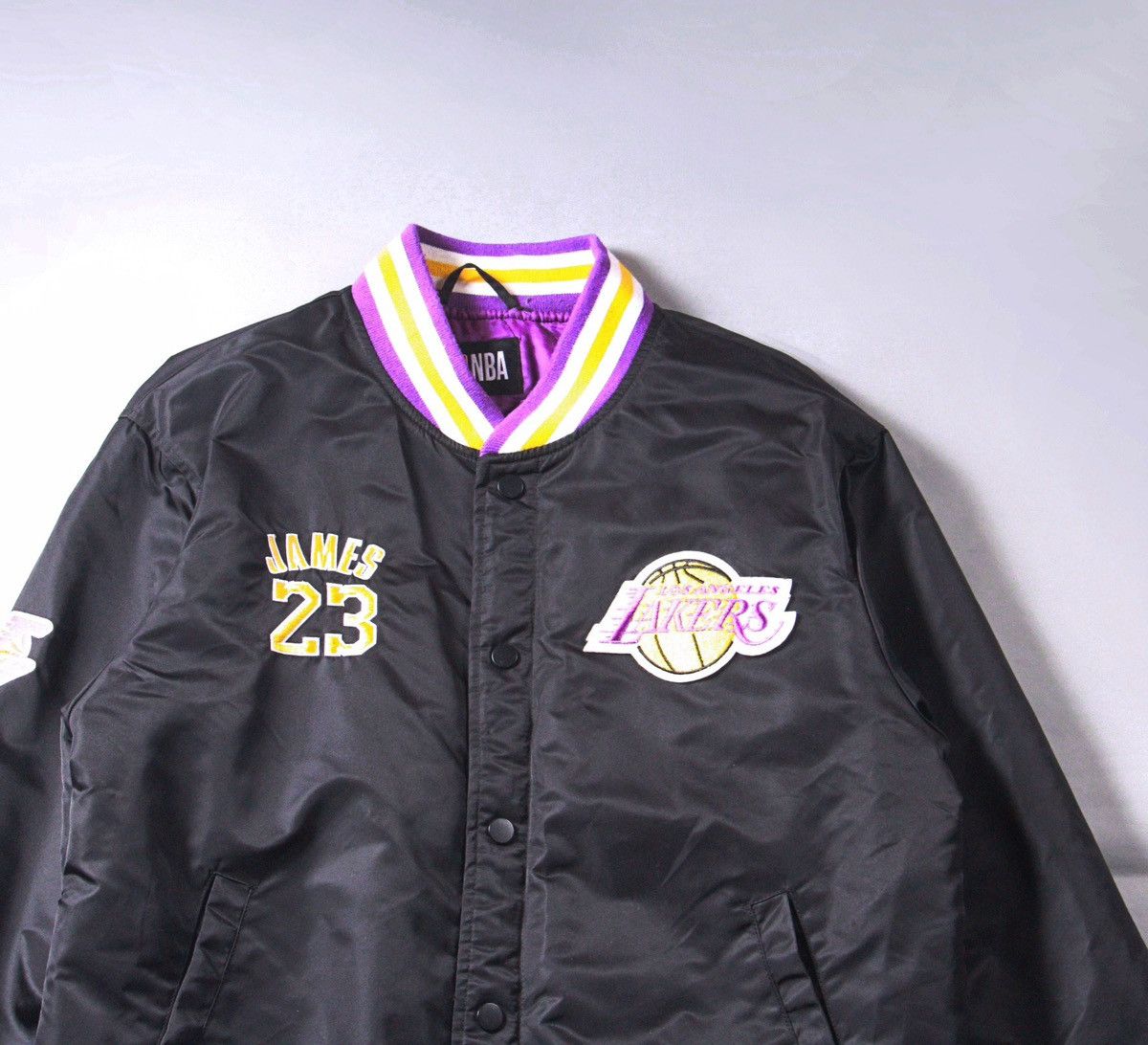 NBA Los Angeles Lakers NBA Black Zip Jacket Varsity Vintage M Size US M / EU 48-50 / 2 - 3 Thumbnail
