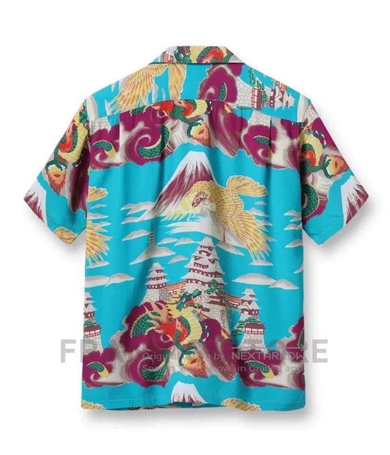 Sun Surf Hawaiian Style Retro Short Sleeve Shirt. Size US S / EU 44-46 / 1 - 3 Thumbnail