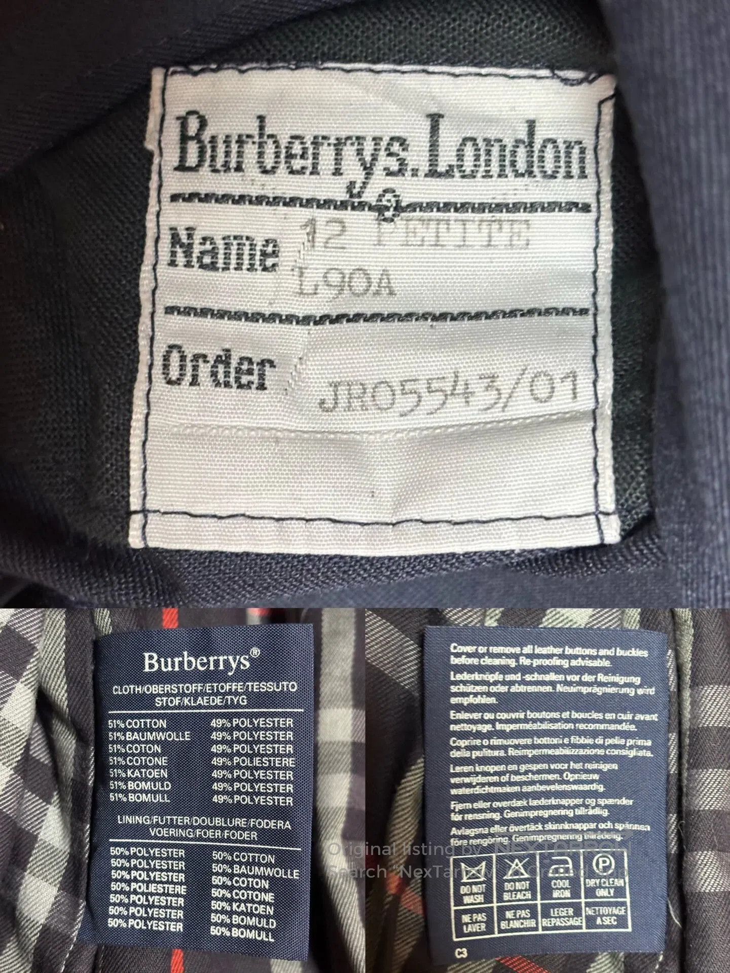 Burberry Burberry Women's Trench Coat. Size S / US 4 / IT 40 - 8 Thumbnail