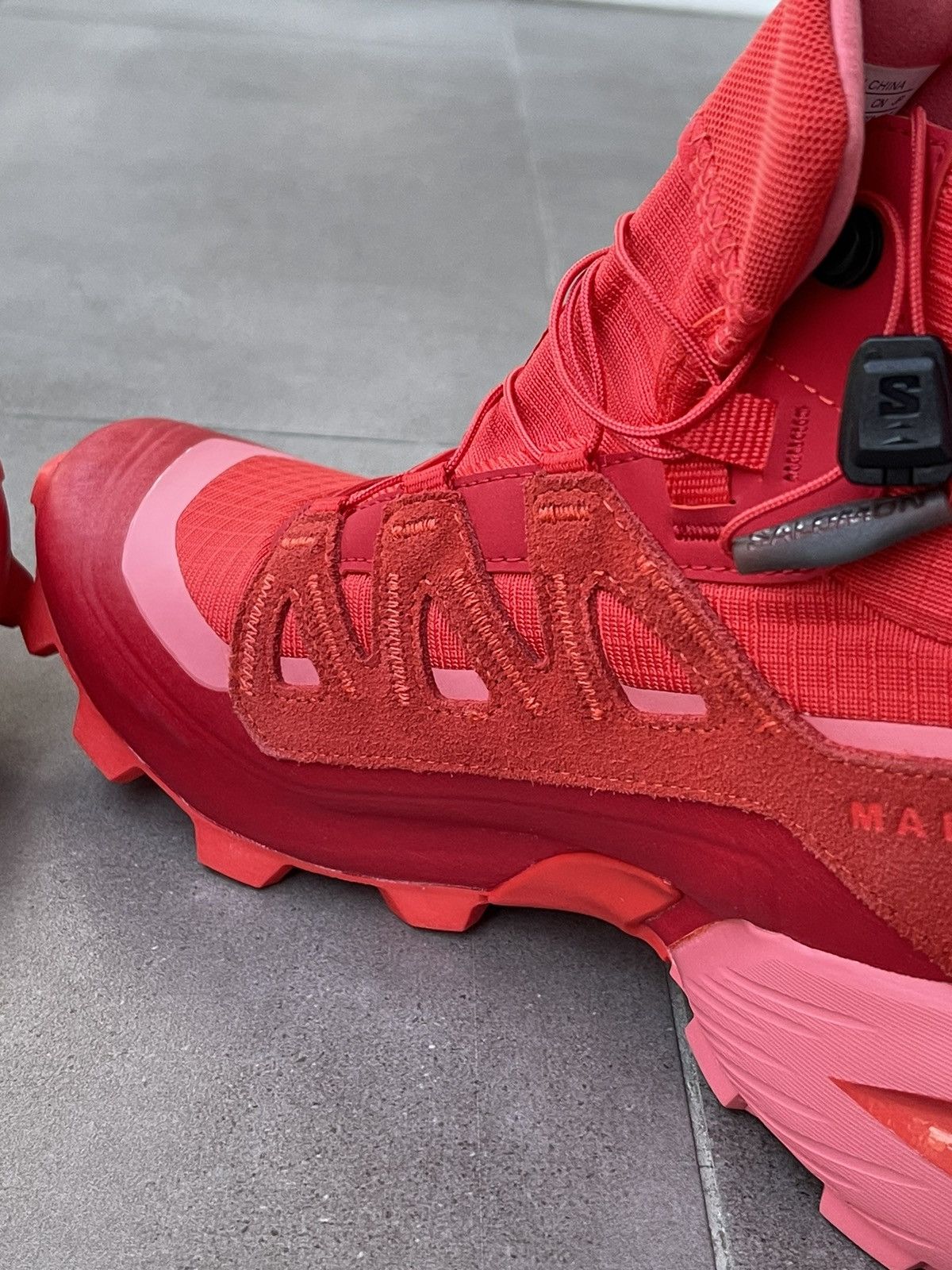 Maison Margiela !DS! AW22 Maison Margiela X Salomon Red Sneakers Size US 12 / IT 42 - 14 Thumbnail