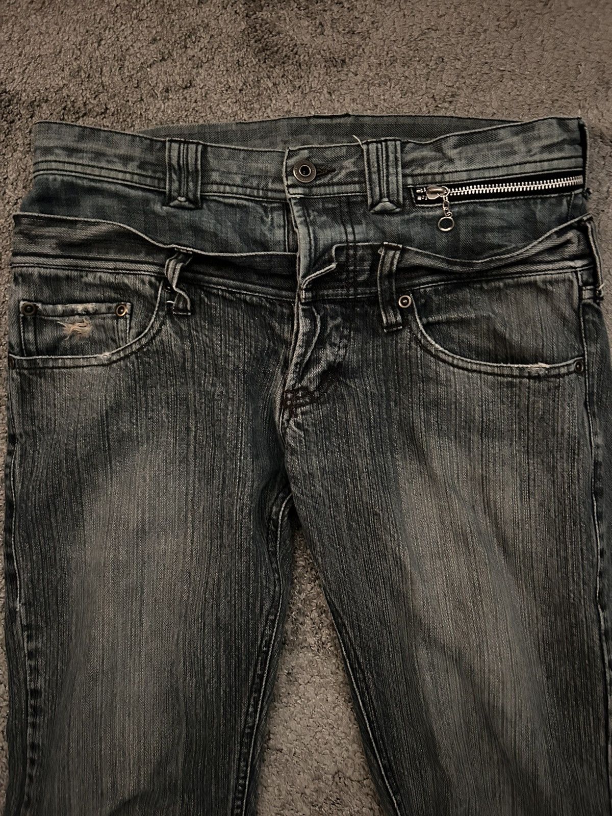 Japanese Brand × PPFM Edge Rupert Double Waist Jeans Size US 31 - 2 Thumbnail