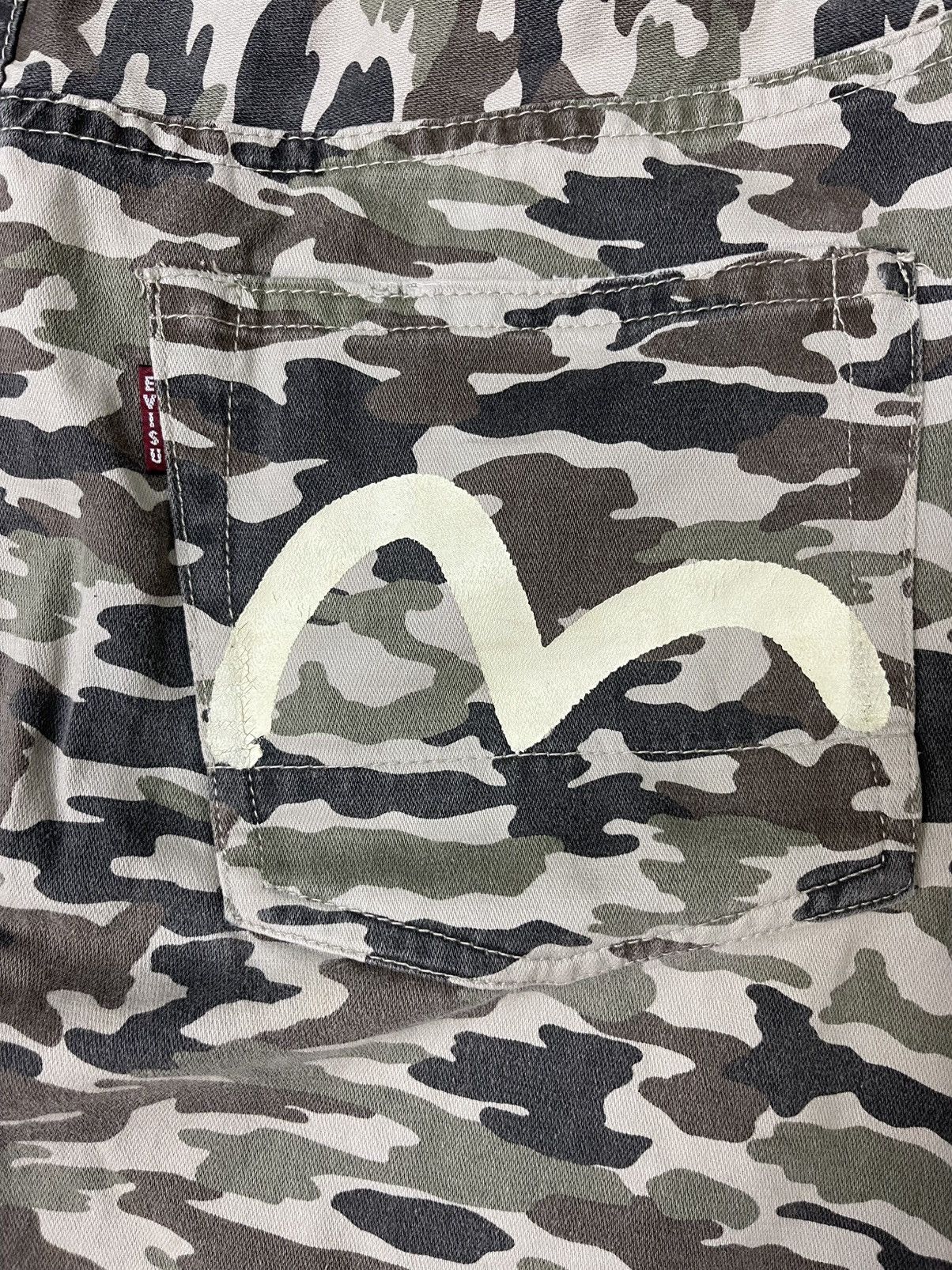 Evisu Vintage Evisu Donna Yamane Camouflage Mini Skirt Size 31" - 8 Thumbnail