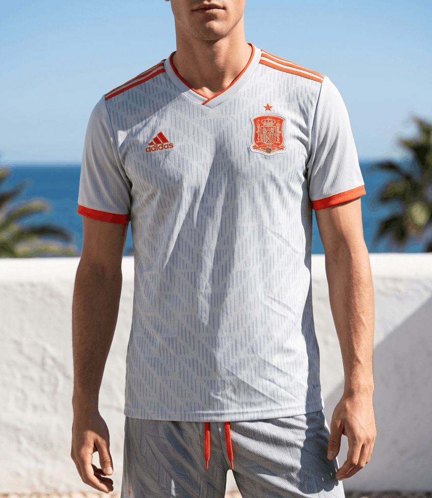 Adidas Spain 2018/19 Away Jersey Adidas BR2697 World Cup Football Size US M / EU 48-50 / 2 - 1 Thumbnail