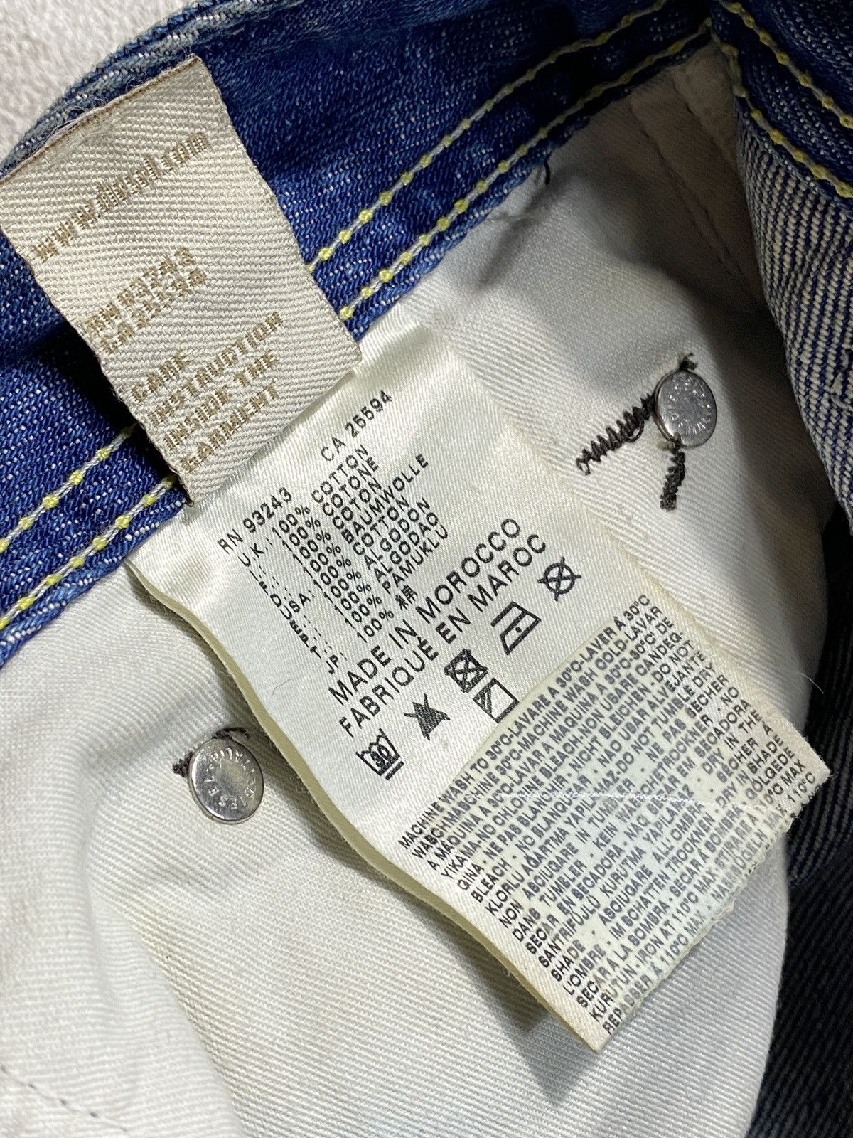 Diesel Y2k Diesel Bootcut Wash Denim Low Rise Jeans Size US 31 - 11 Thumbnail