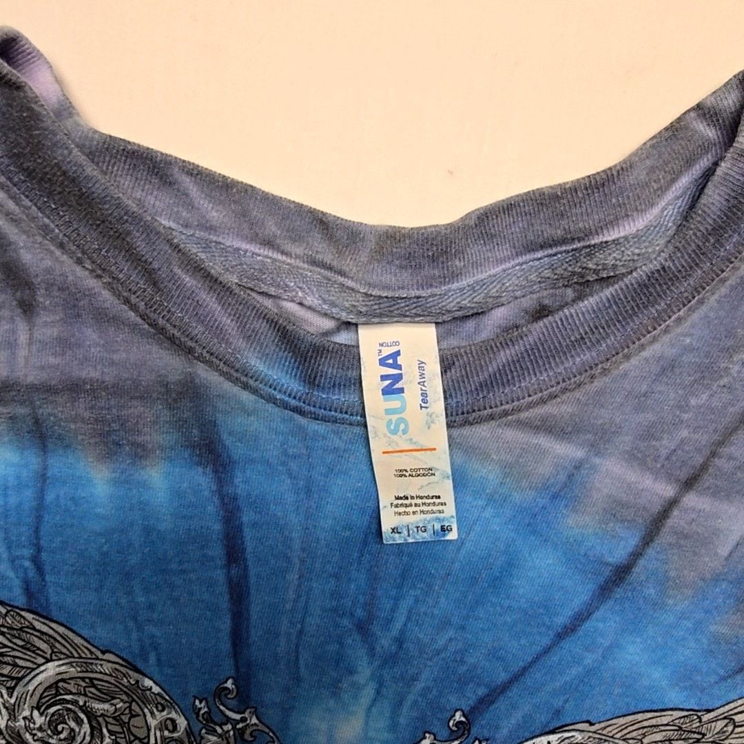 Other Red River Memorial Day Rally Tie Dye Blue XL Biker Shirt Size US XL / EU 56 / 4 - 5 Thumbnail