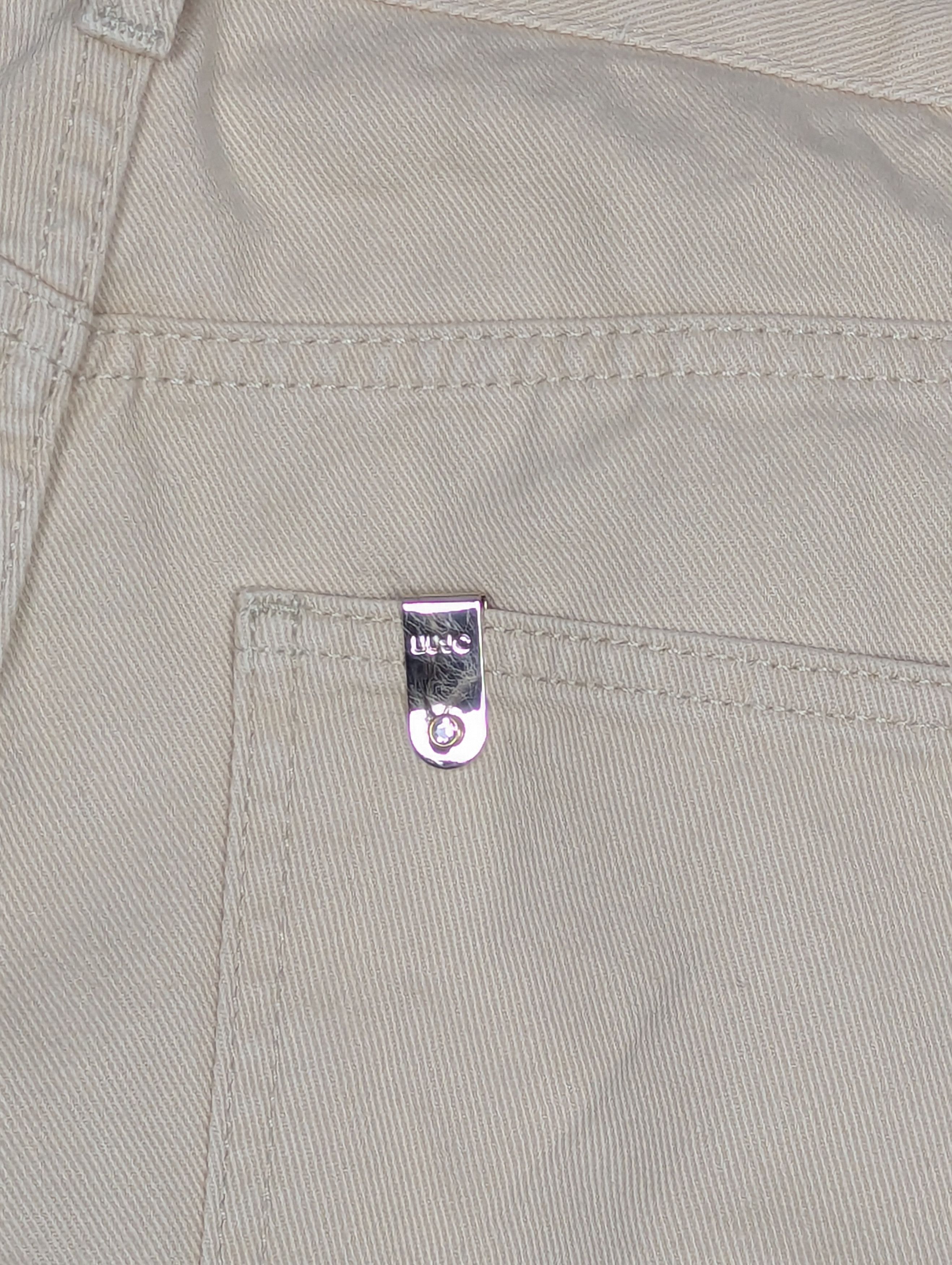 Liu Jo Liu Jo Y2K Beige Wide Leg Cargo Pants Multi Pocket Baggy Size 31" - 21 Thumbnail