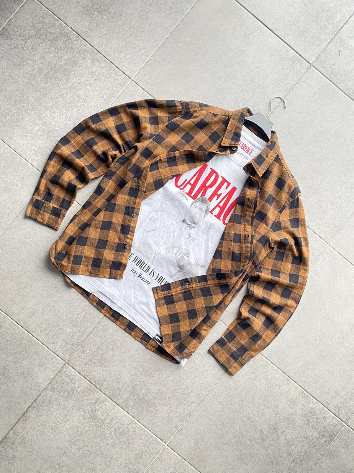 Flannel Vintage Flannel Checkered Shirt Size US M / EU 48-50 / 2 - 1 Thumbnail