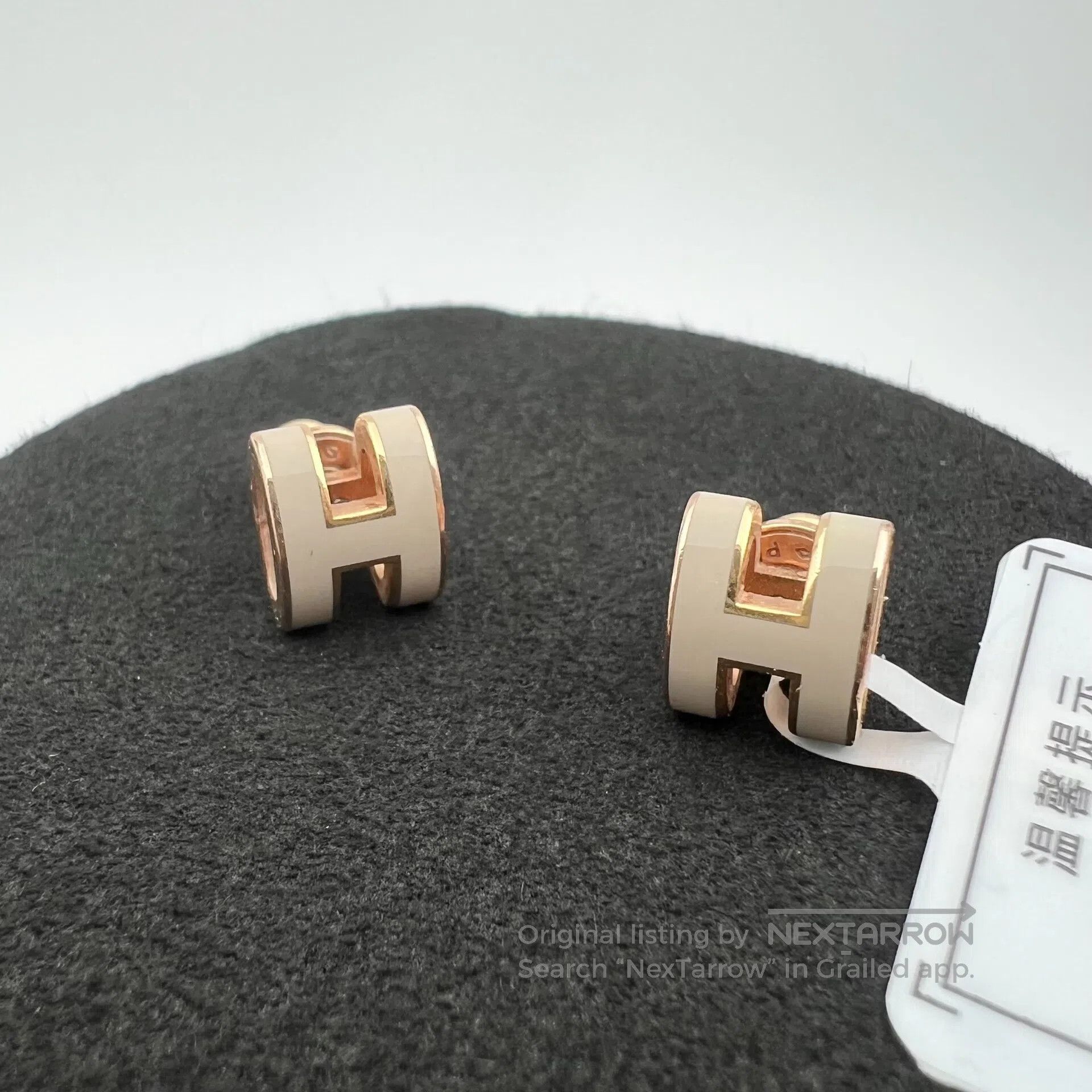Hermes Hermes LOGO ear stud Size ONE SIZE - 1 Thumbnail
