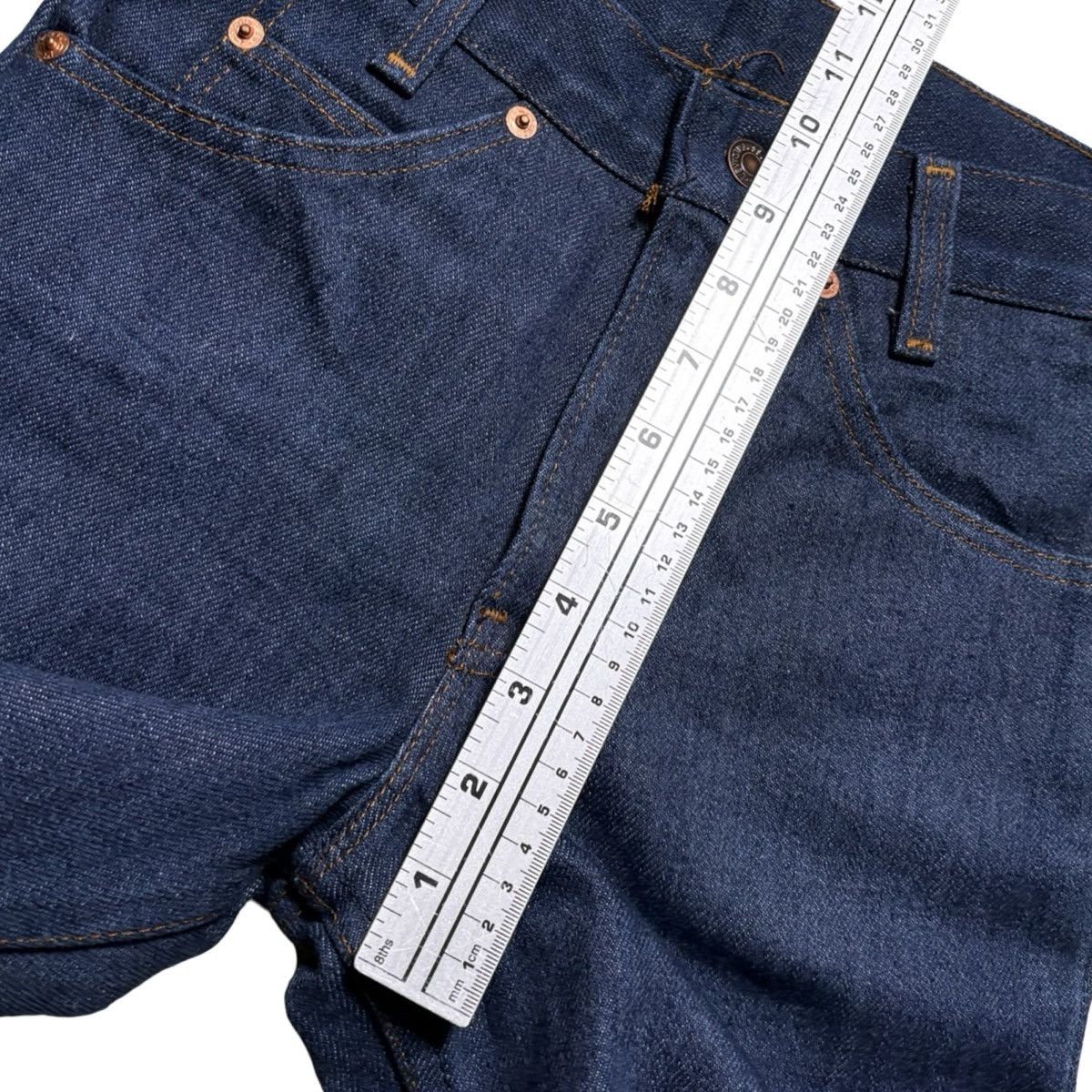 Levi's Vintage 80s Levi's 716-0914 Student Orange Tab Jeans 25x29 Size US 26 / EU 42 - 8 Thumbnail
