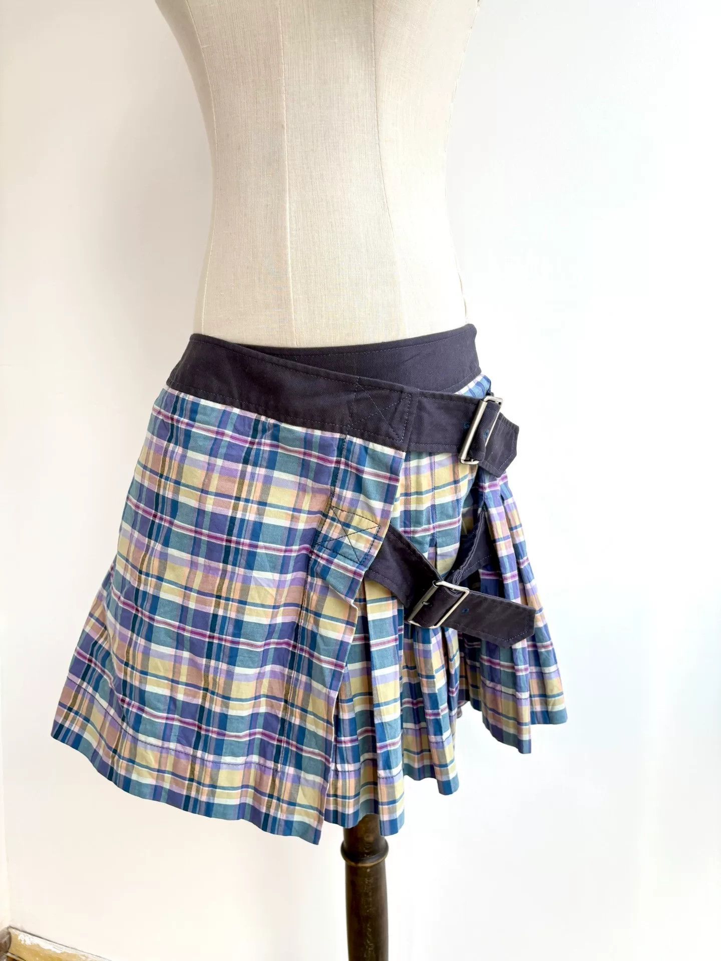 Vivienne Westwood Vivienne Westwood Checkered Midi Skirt Size 26" / US 2 / IT 38 - 1 Thumbnail