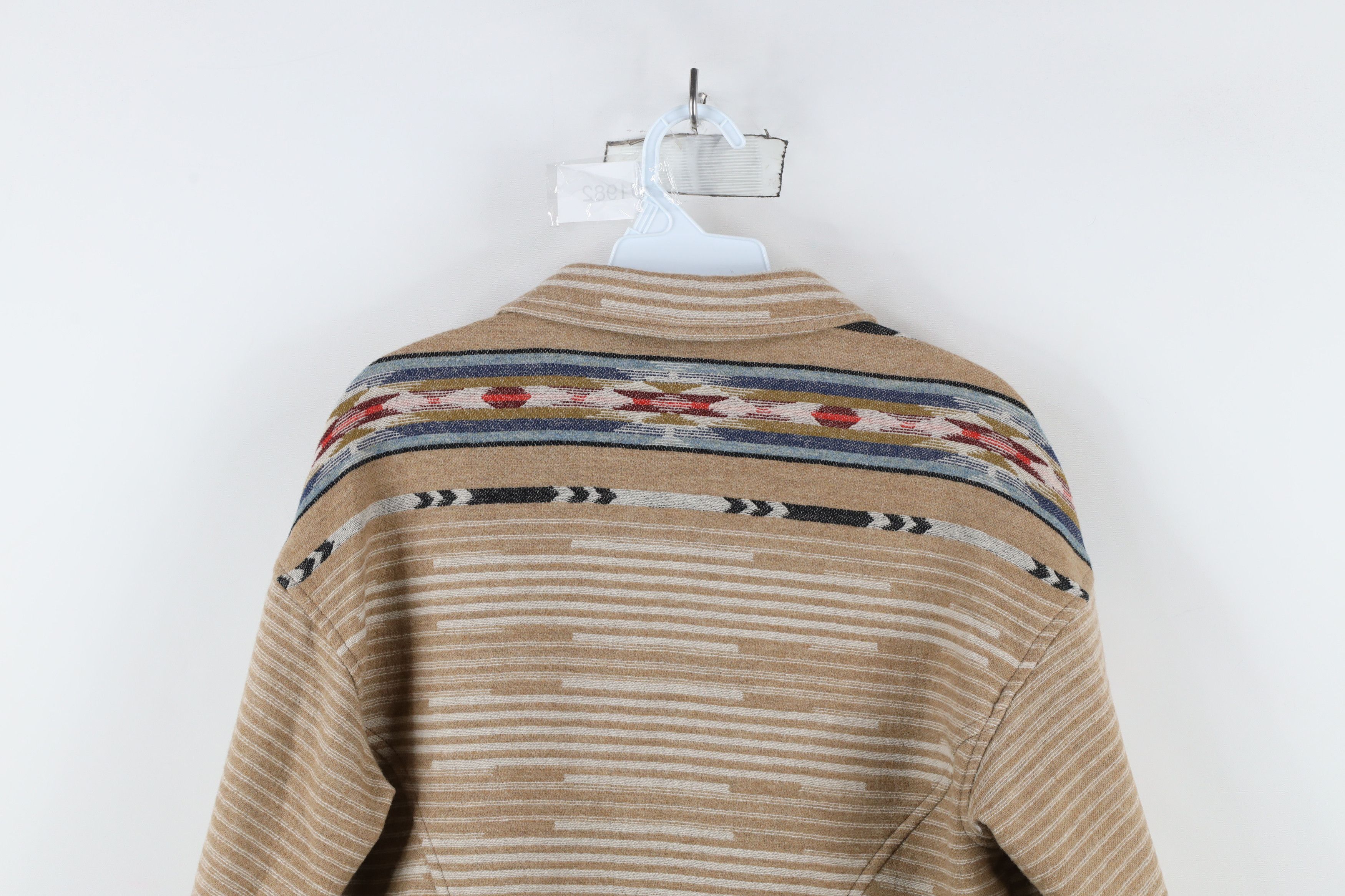 Pendleton × Vintage Vintage Pendleton Striped Southwestern Button Blazer Jacket Size XS / US 0-2 / IT 36-38 - 11 Thumbnail