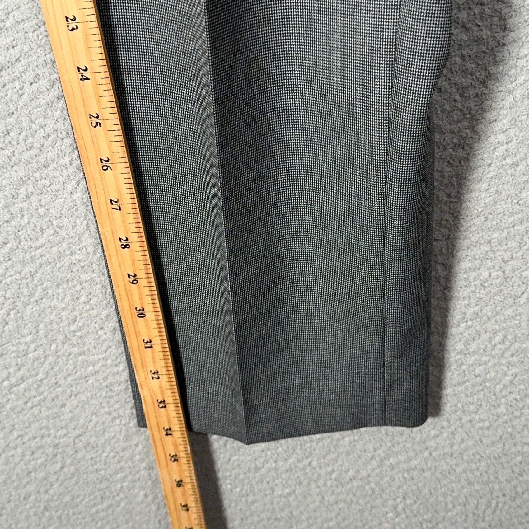Ralph Lauren Lauren Ralph Lauren Pants Mens 34x34 Gray Micro Houndstooth Trousers Dress Pants Classic Fit Everyday Wear Mens Size US 34 / EU 50 - 7 Thumbnail