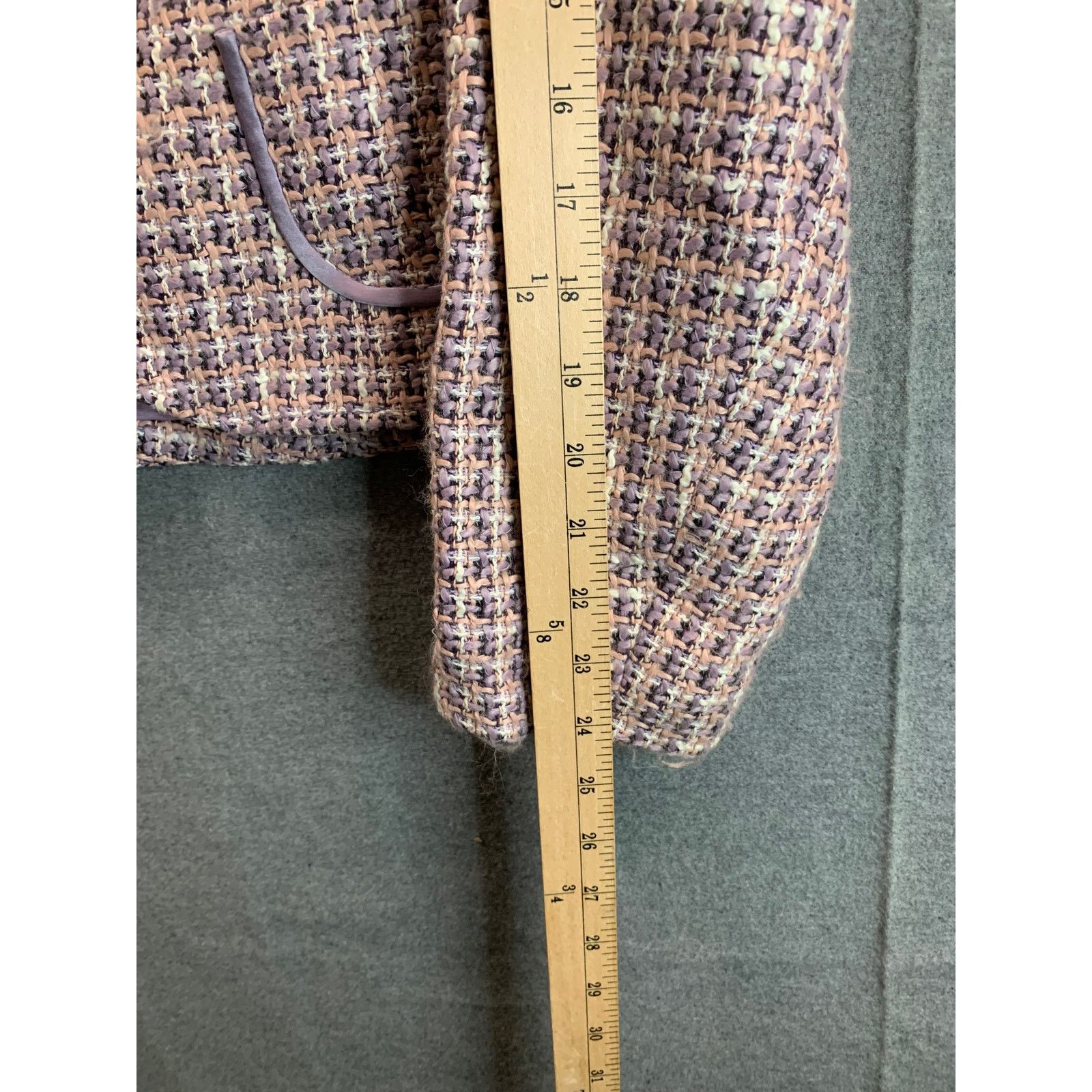 Nine West Nine West Tweed Pattern Womens Size 10 Pink Top Blazer Size L / US 10 / IT 46 - 8 Thumbnail