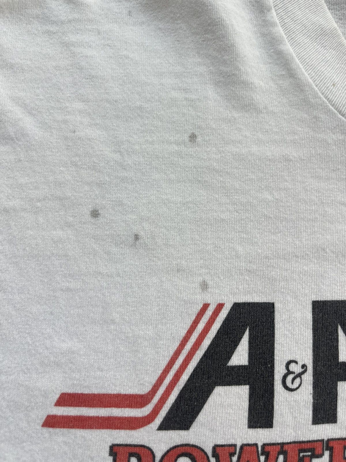Vintage Vintage A&A POWERED Makin’Tracks ! 90’s Racing Tshirt Size US M / EU 48-50 / 2 - 9 Thumbnail