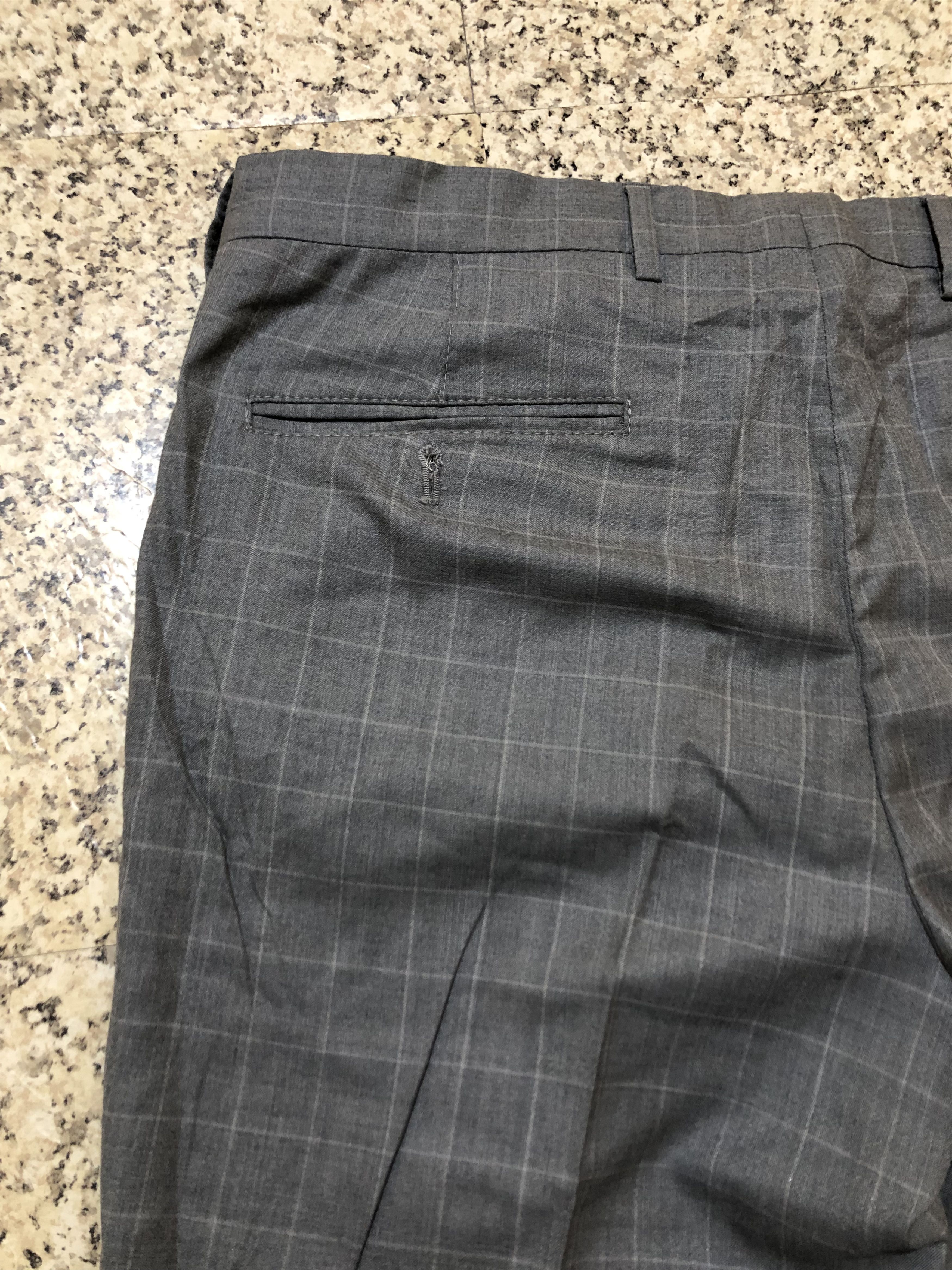 Brunello Cucinelli Brunello Cucinelli Windowpane Plaid Virgin Wool Trousers Size US 35 - 14 Thumbnail