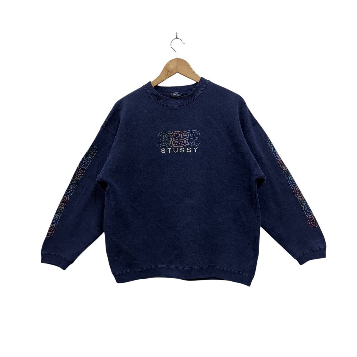 Stussy Vintage Stussy Chain Sweatshirt Big Logo Size US M / EU 48-50 / 2 - 1 Thumbnail