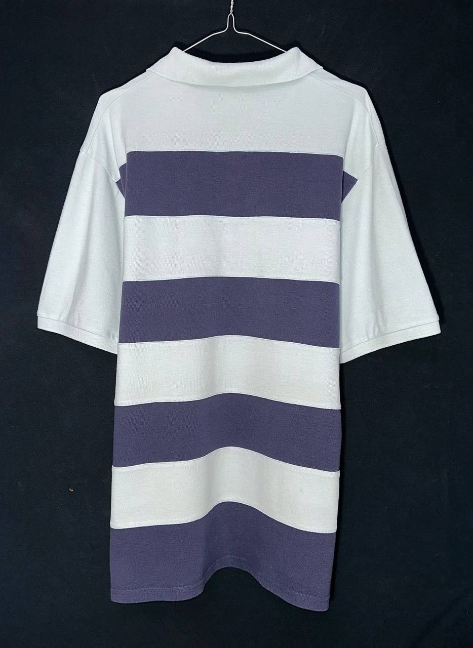 Vintage × Yves Saint Laurent YSL Vintage Yves Saint Laurent Polo striped Shirt Short slv Size US XXL / EU 58 / 5 - 5 Thumbnail