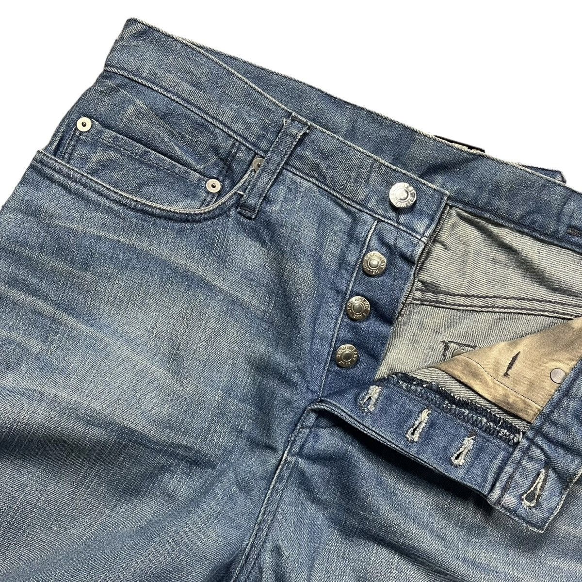 Helmut Lang Vintage Helmut Lang Button Fly Jeans Pants with Buckle Back Size US 34 / EU 50 - 3 Thumbnail