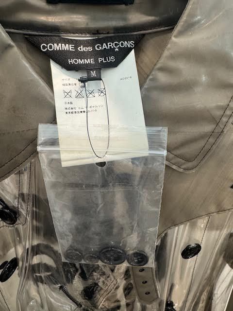 Comme des Garcons Comme des Garçons Homme Plus SS17 Clear trench Size US M / EU 48-50 / 2 - 9 Thumbnail
