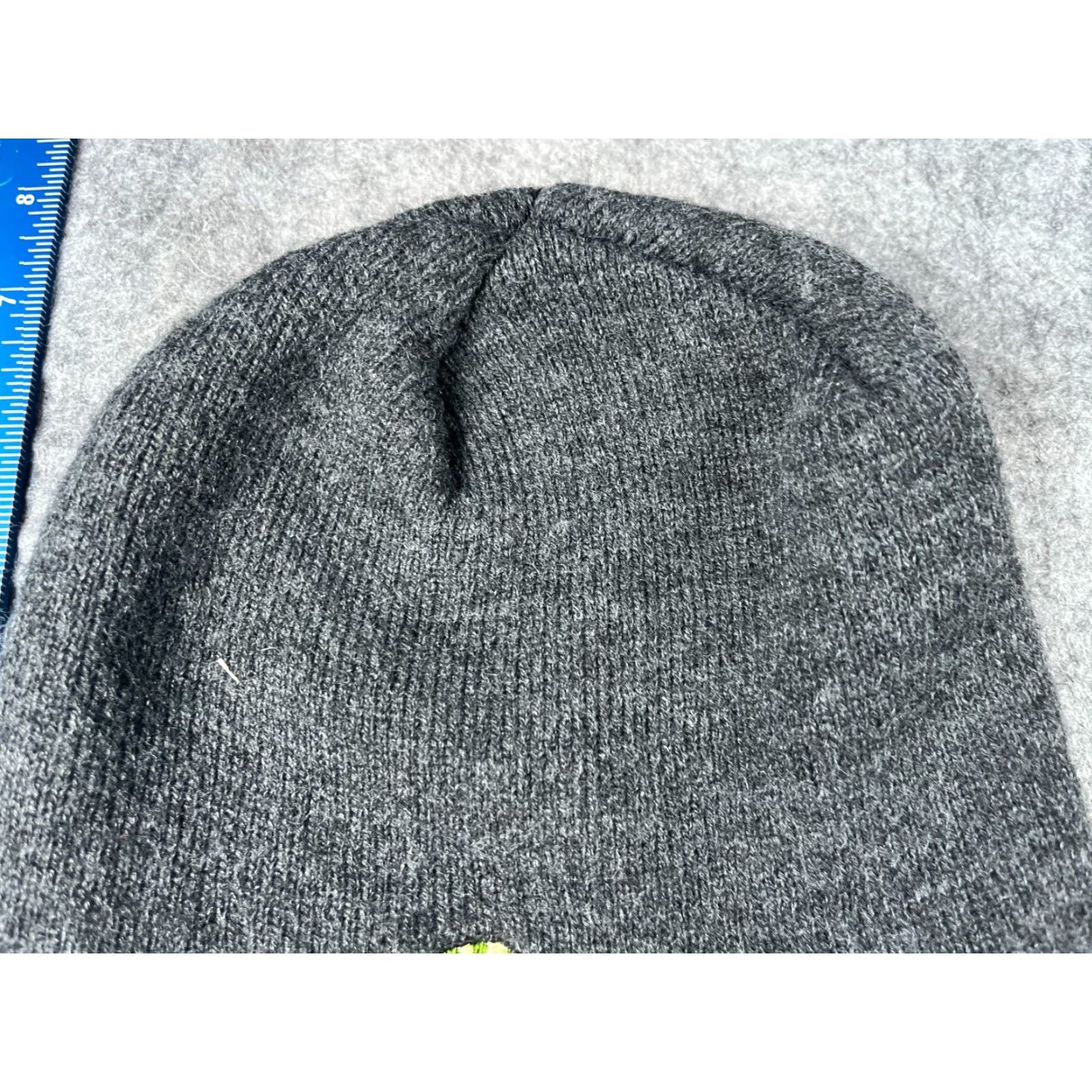 Logo 7 Headmaster Beanie Toque Adult One Size Gray Knit 100% Acrylic Made USA Headmaster Beanie Kid? Size ONE SIZE - 4 Thumbnail
