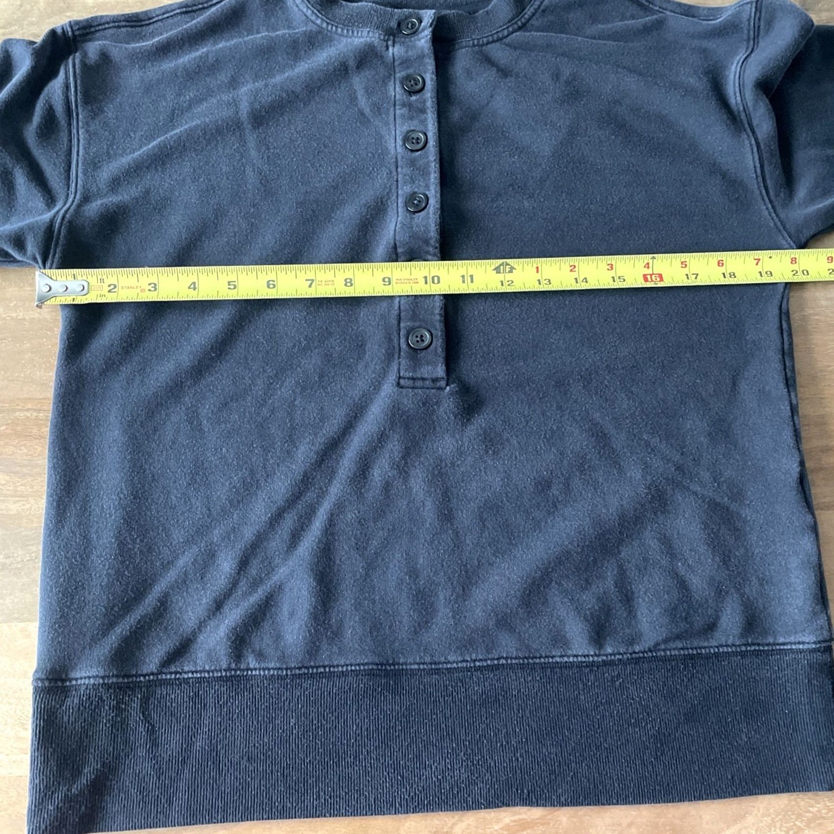 Athleta Athleta Sweatshirt Henley Women XS Black Relaxed Pullover Casual Outdoor Shirt IIxs Size XS / US 0-2 / IT 36-38 - 6 Thumbnail